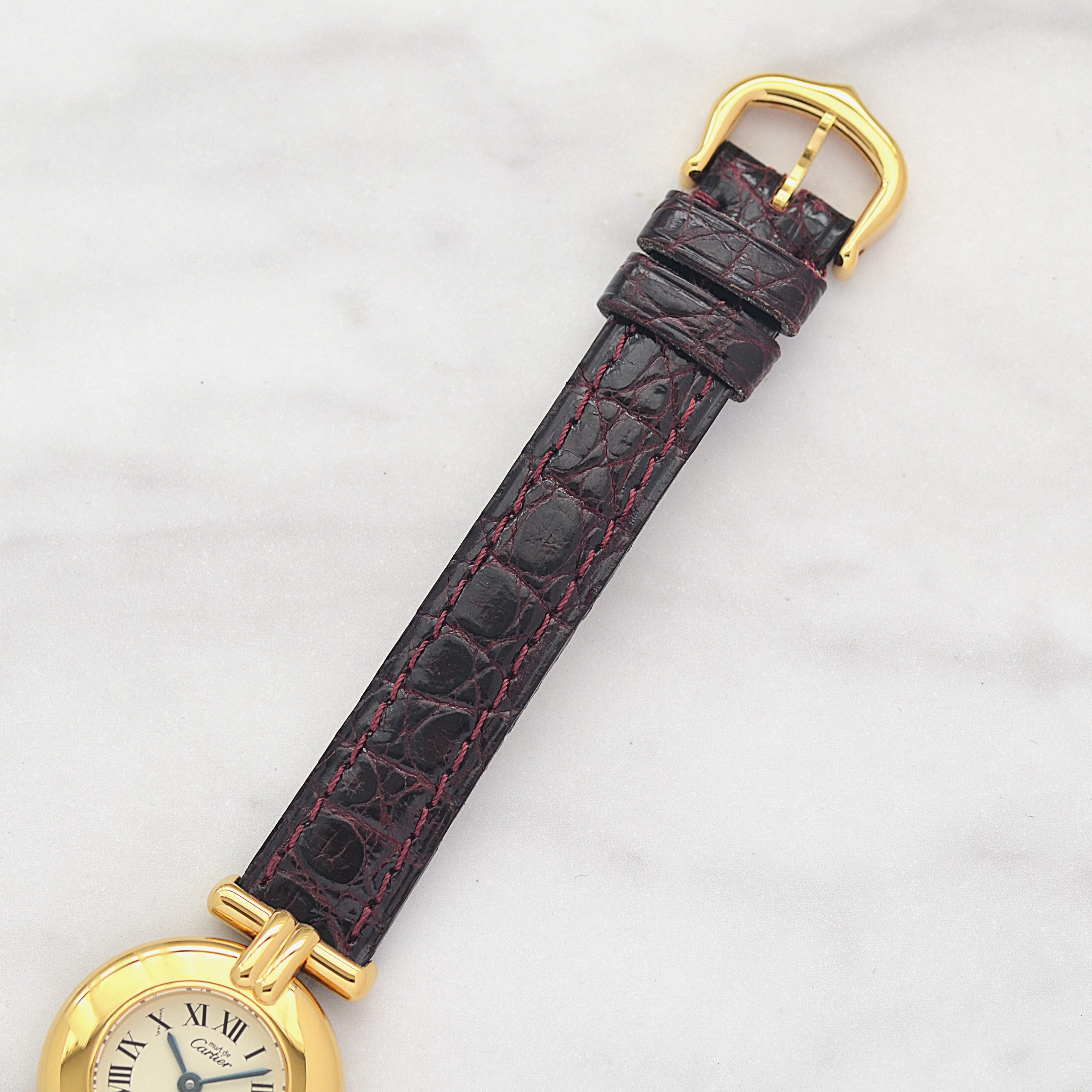 【Cartier】カルティエ マストコリゼ GP アイボリーローマ 付属品完備 デッドストック