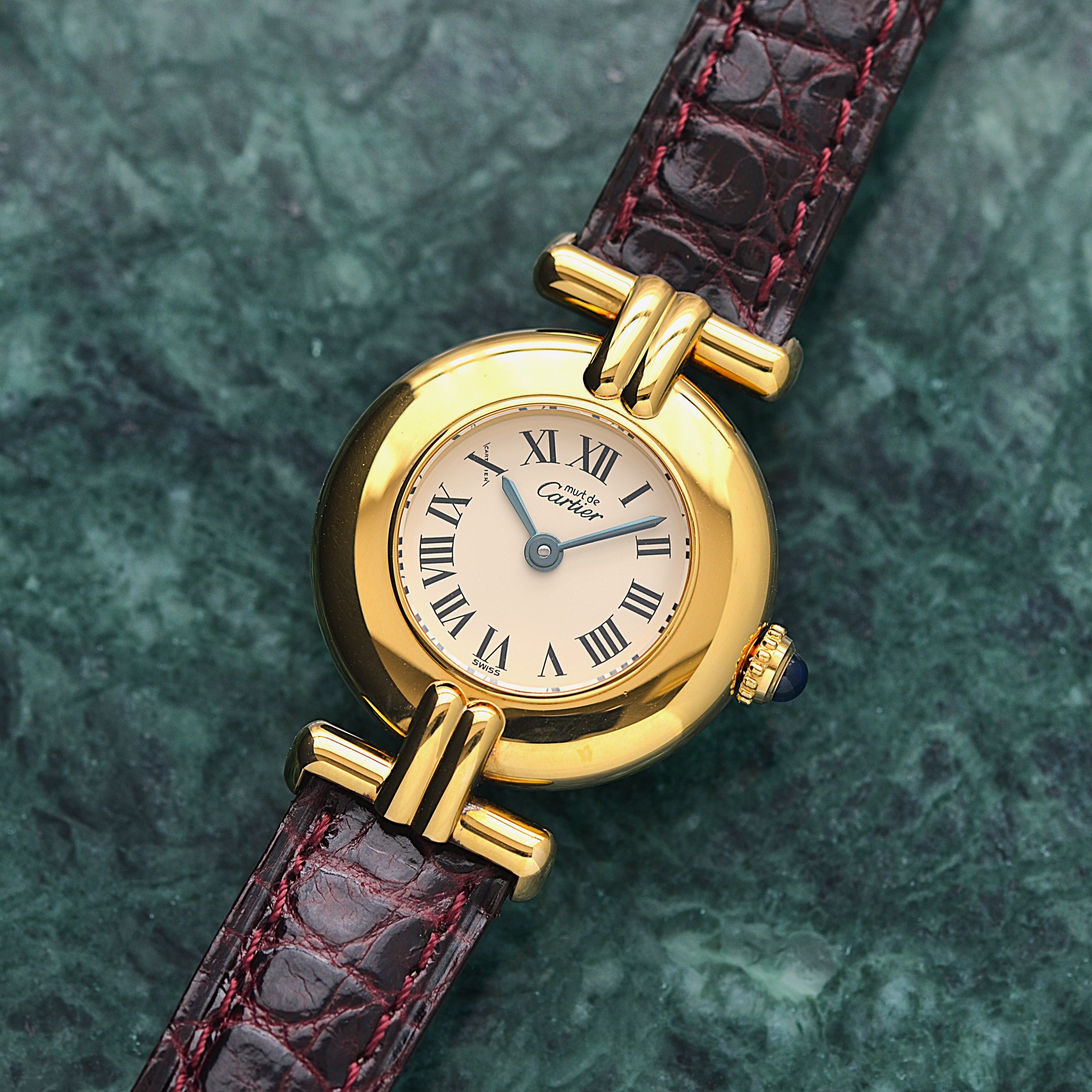 【Cartier】カルティエ マストコリゼ GP アイボリーローマ 付属品完備 デッドストック