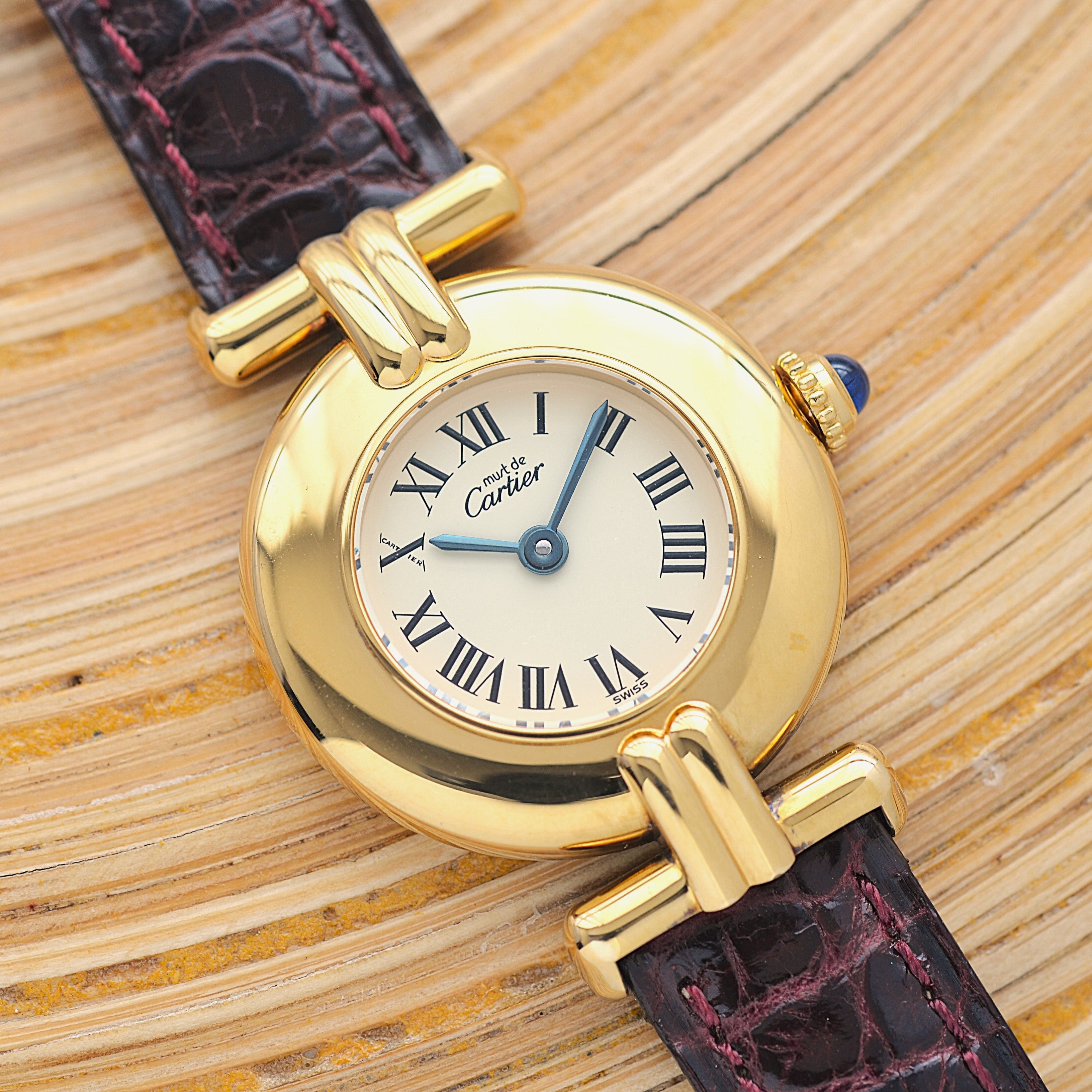 【Cartier】カルティエ マストコリゼ GP アイボリーローマ 付属品完備 デッドストック
