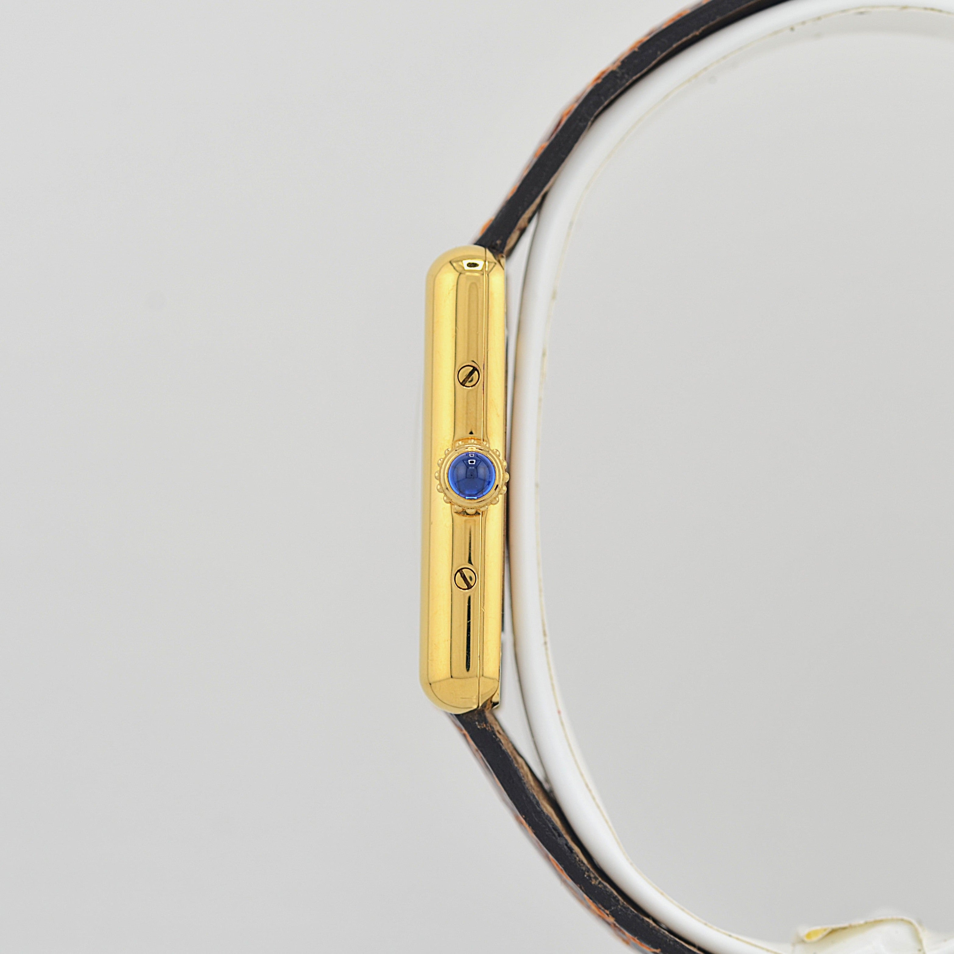 【Cartier】カルティエ マストタンクSM アイボリーローマ 付属品完備 デッドストック