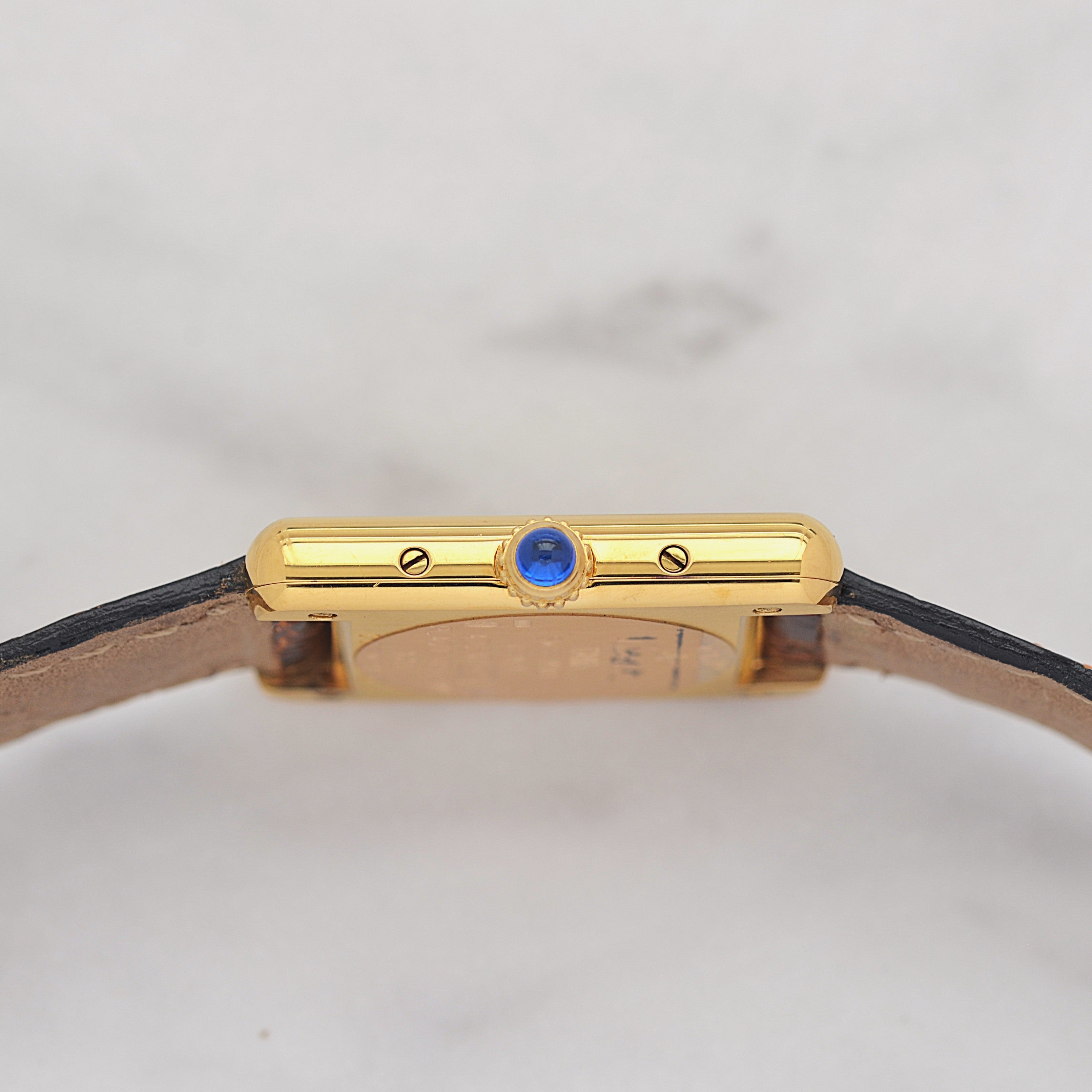 【Cartier】カルティエ マストタンクSM アイボリーローマ 付属品完備 デッドストック