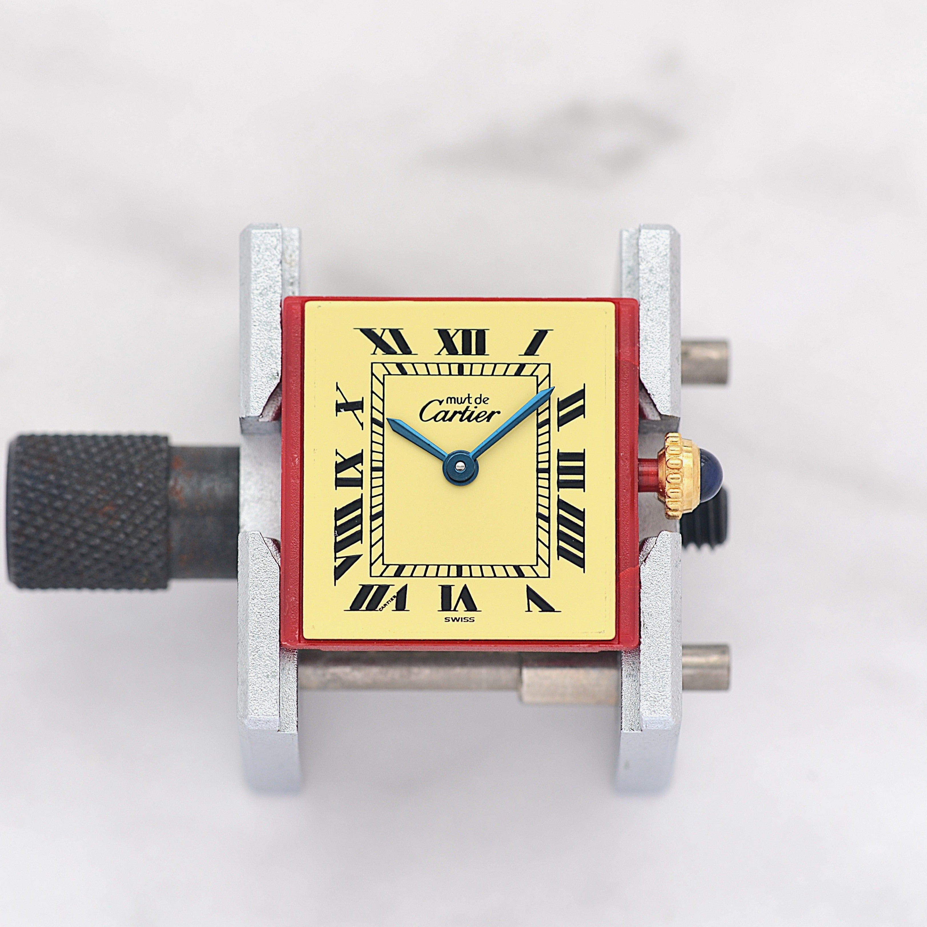 【Cartier】カルティエ マストタンクSM アイボリーローマ 付属品完備 デッドストック