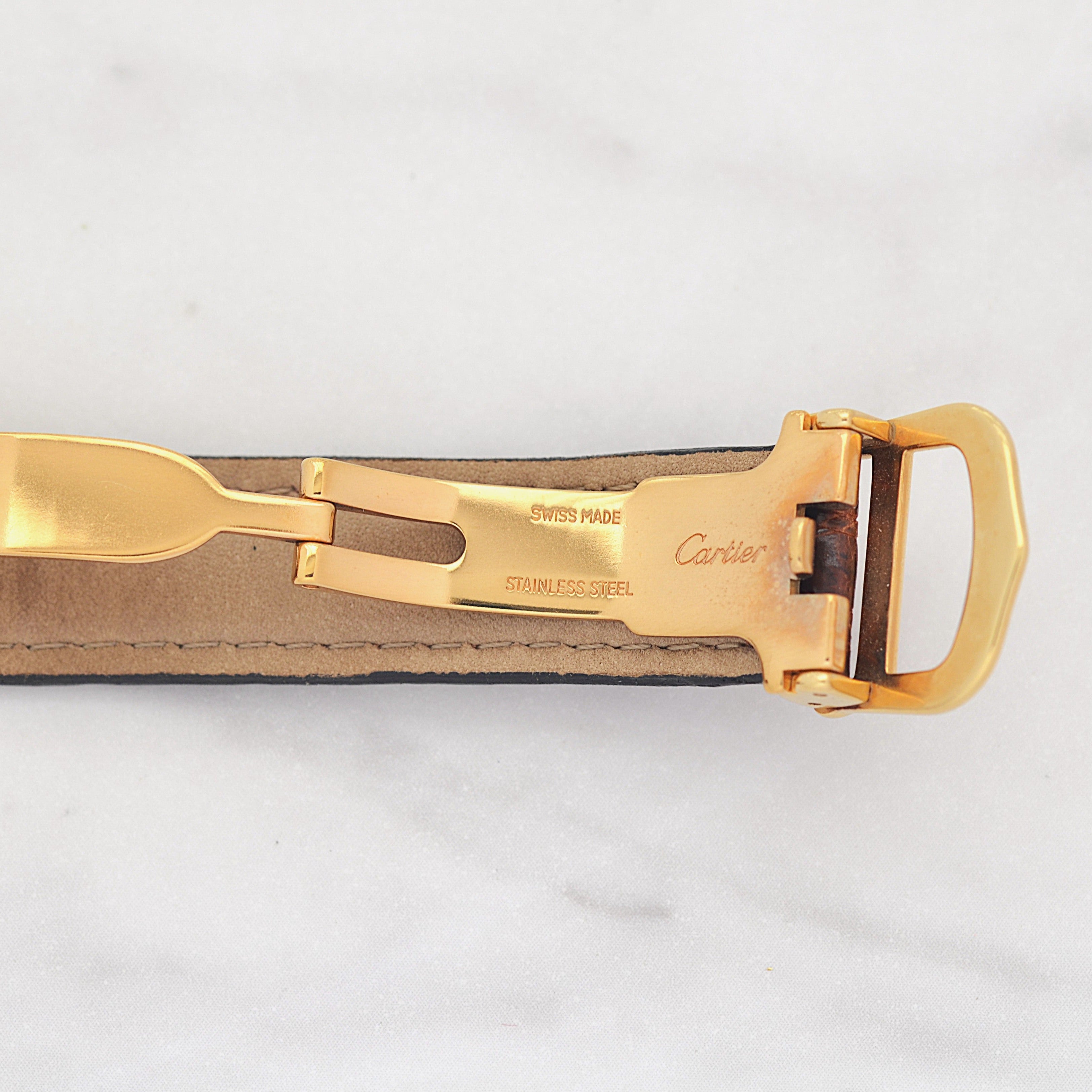 【Cartier】カルティエ マストタンクSM アイボリーローマ 付属品完備 デッドストック