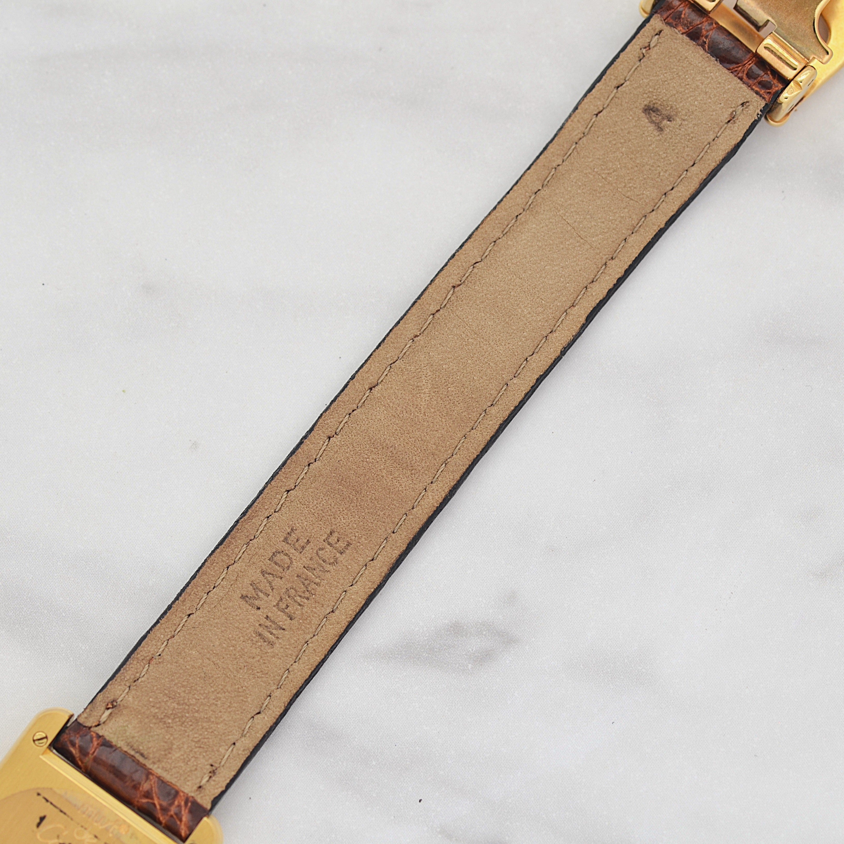 【Cartier】カルティエ マストタンクSM アイボリーローマ 付属品完備 デッドストック
