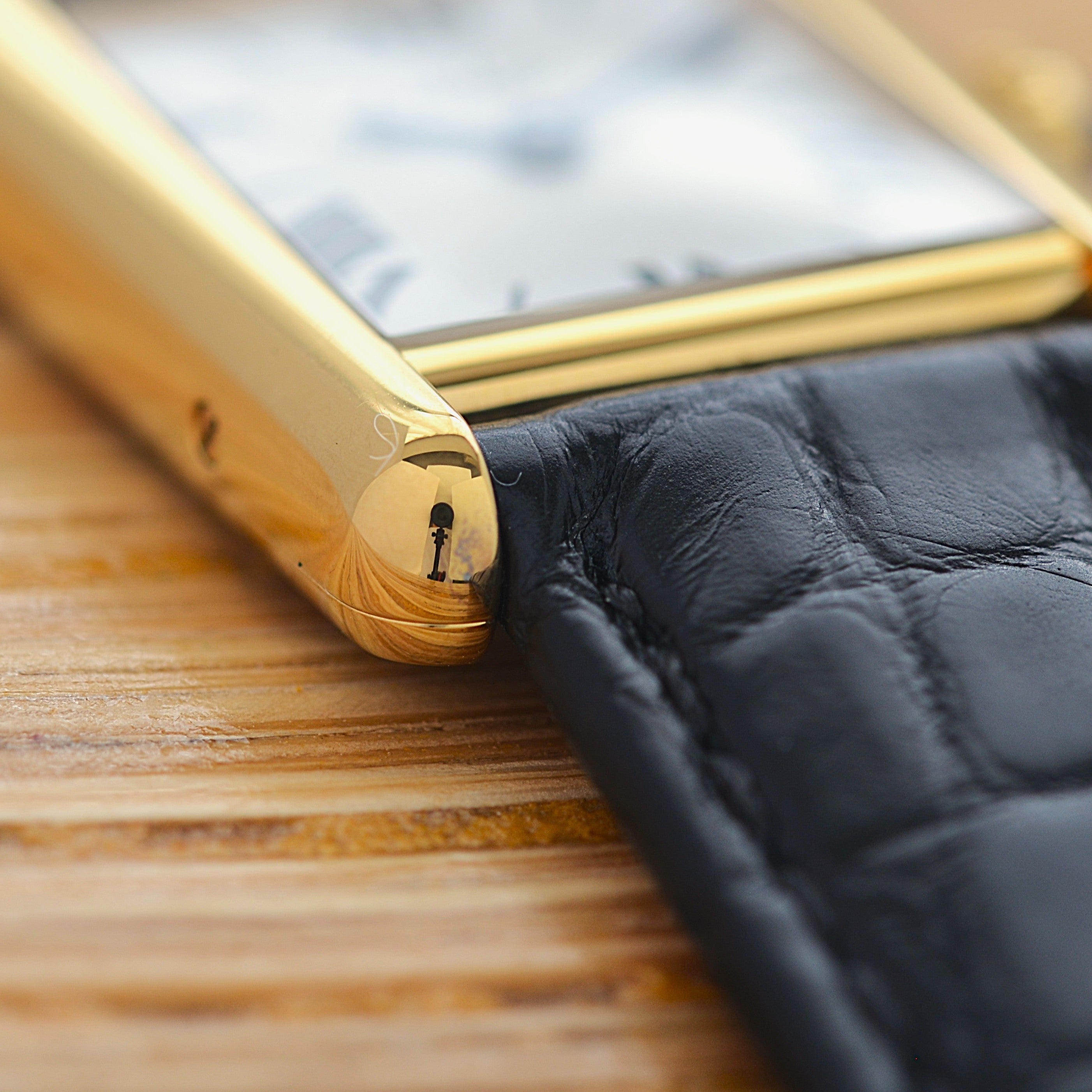 【Cartier】カルティエ マストタンクSM 飛びローマ 純正Dバックル付き 付属品完備