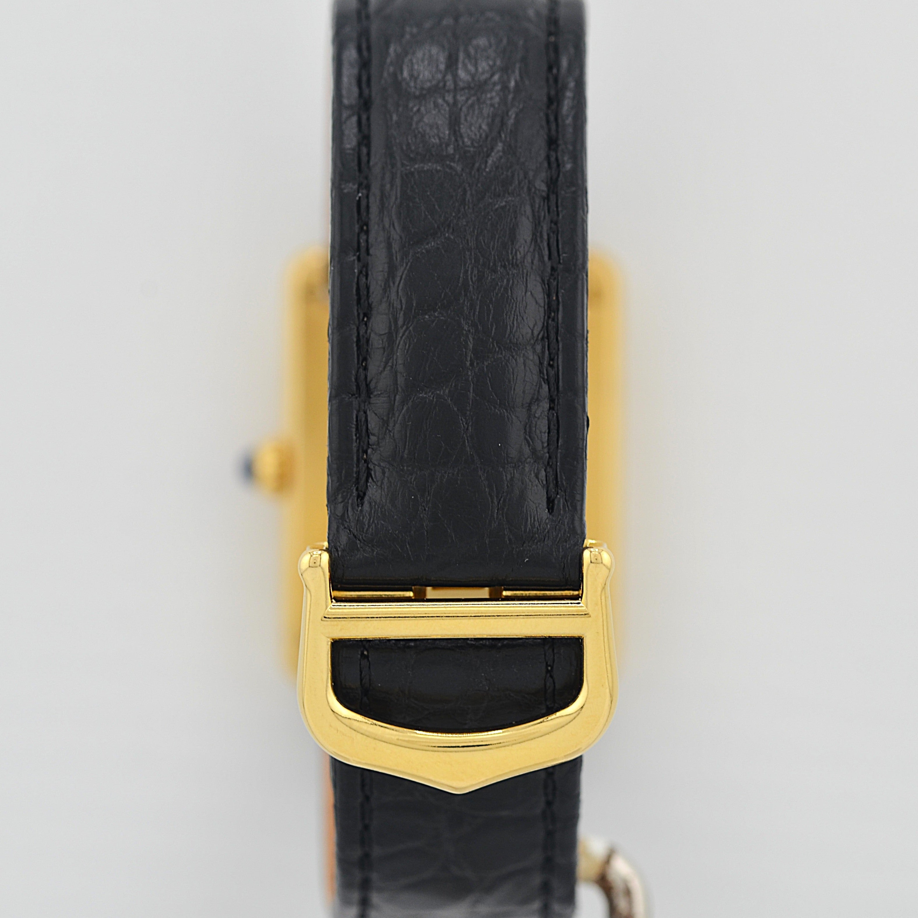 【Cartier】カルティエ マストタンクLM オパラン 純正Dバックル付き