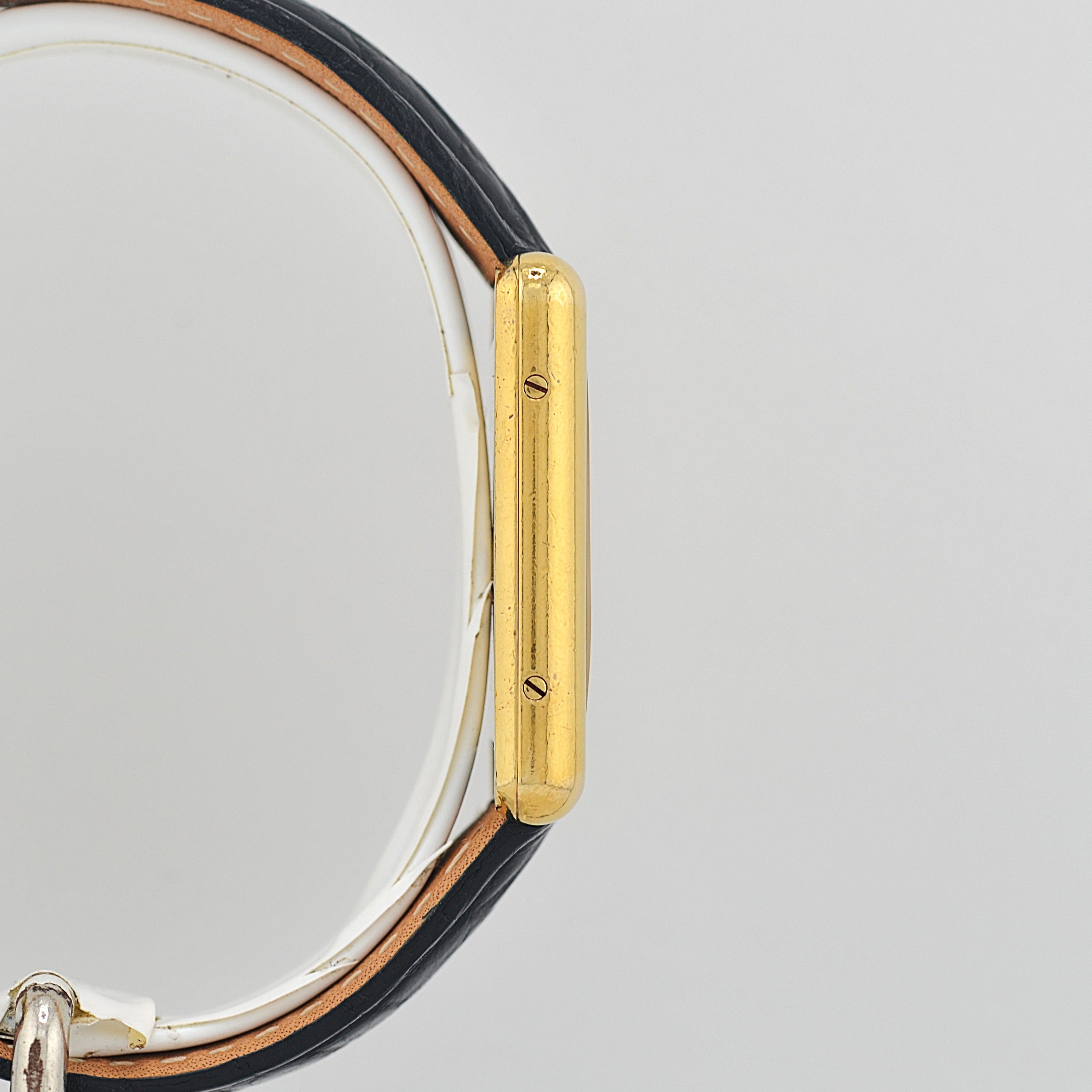 【Cartier】カルティエ マストタンクLM オパラン 純正Dバックル付き