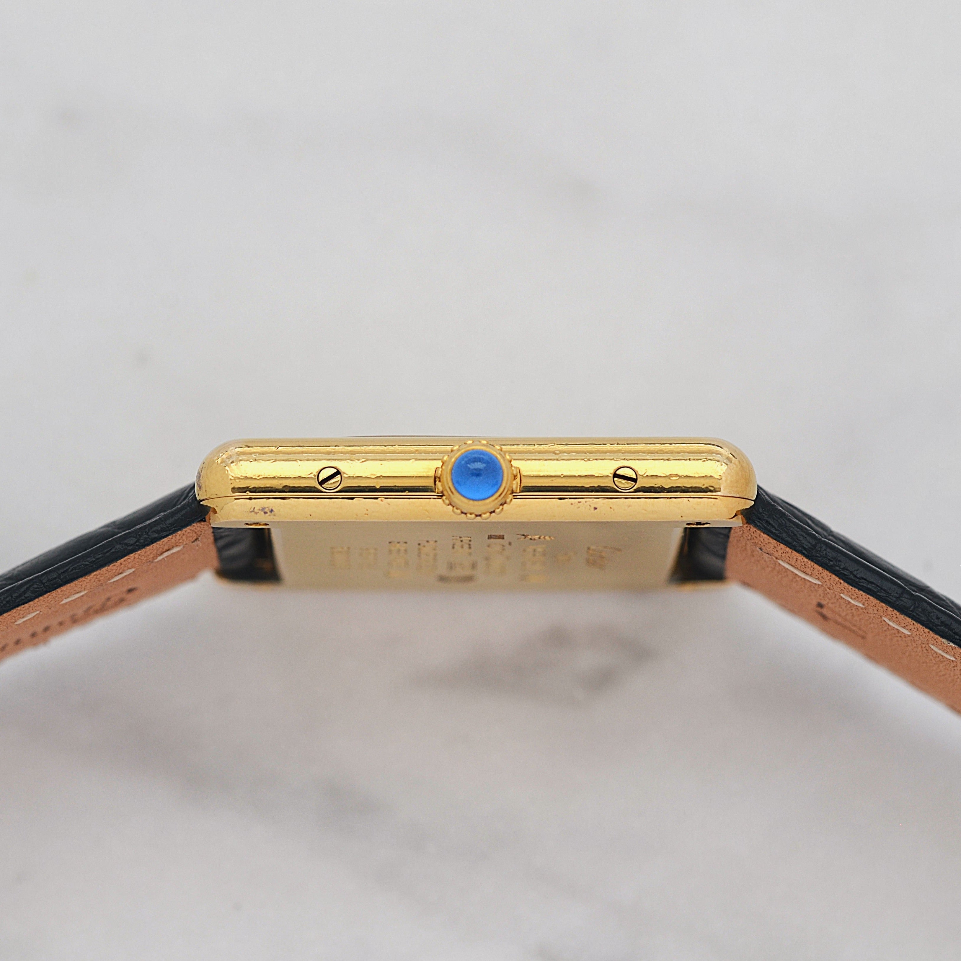 【Cartier】カルティエ マストタンクLM オパラン 純正Dバックル付き