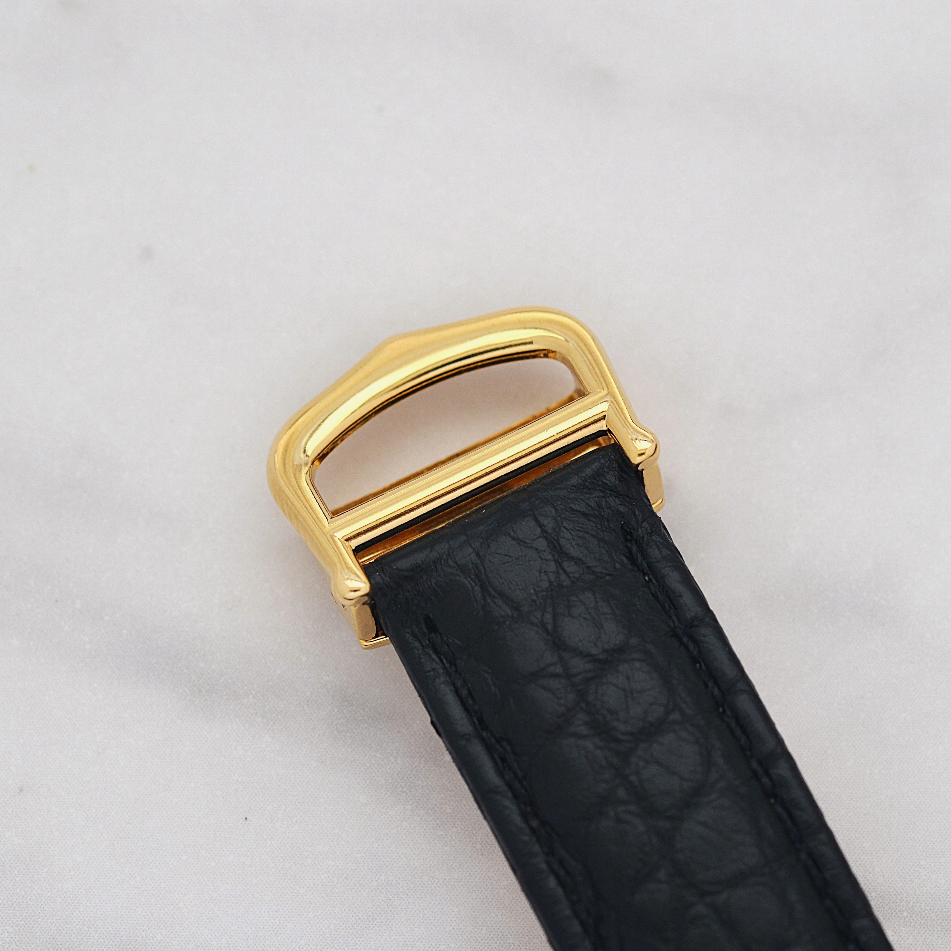 【Cartier】カルティエ マストタンクLM オパラン 純正Dバックル付き