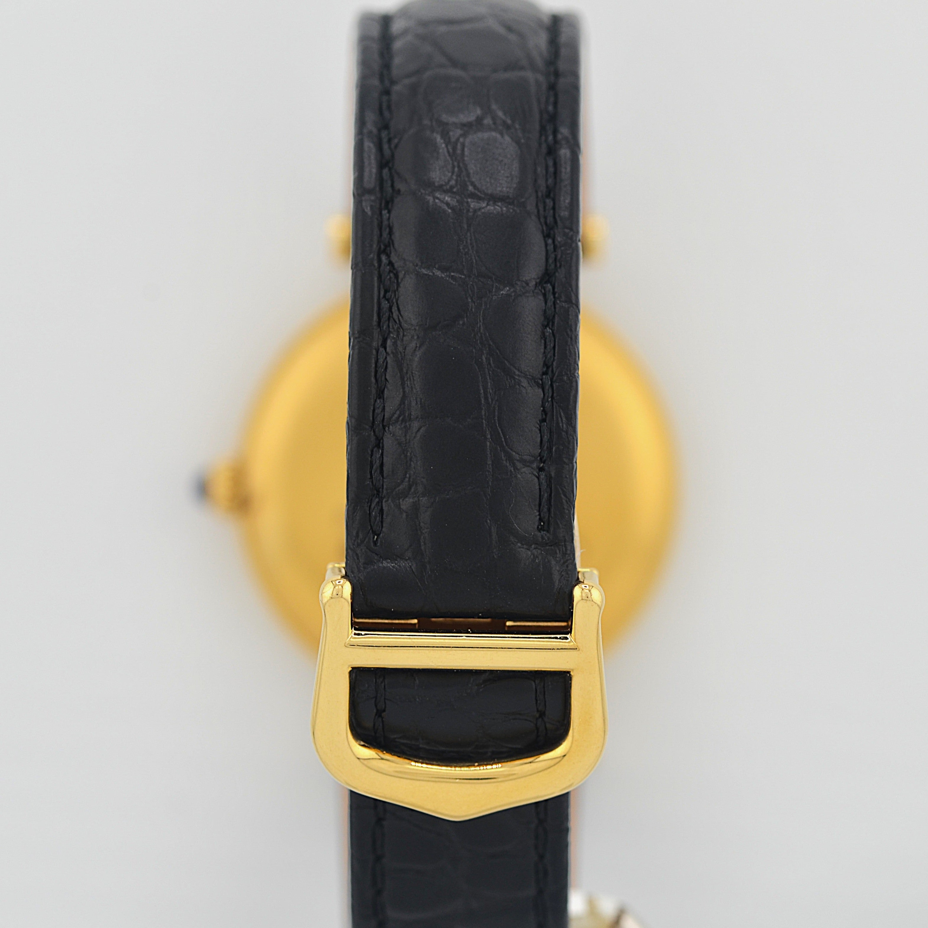 【Cartier】Cartier Must Vendôme LM,Scattered Arabic Numerals, with Original Deployment Buckle, Complete with Box and Papers