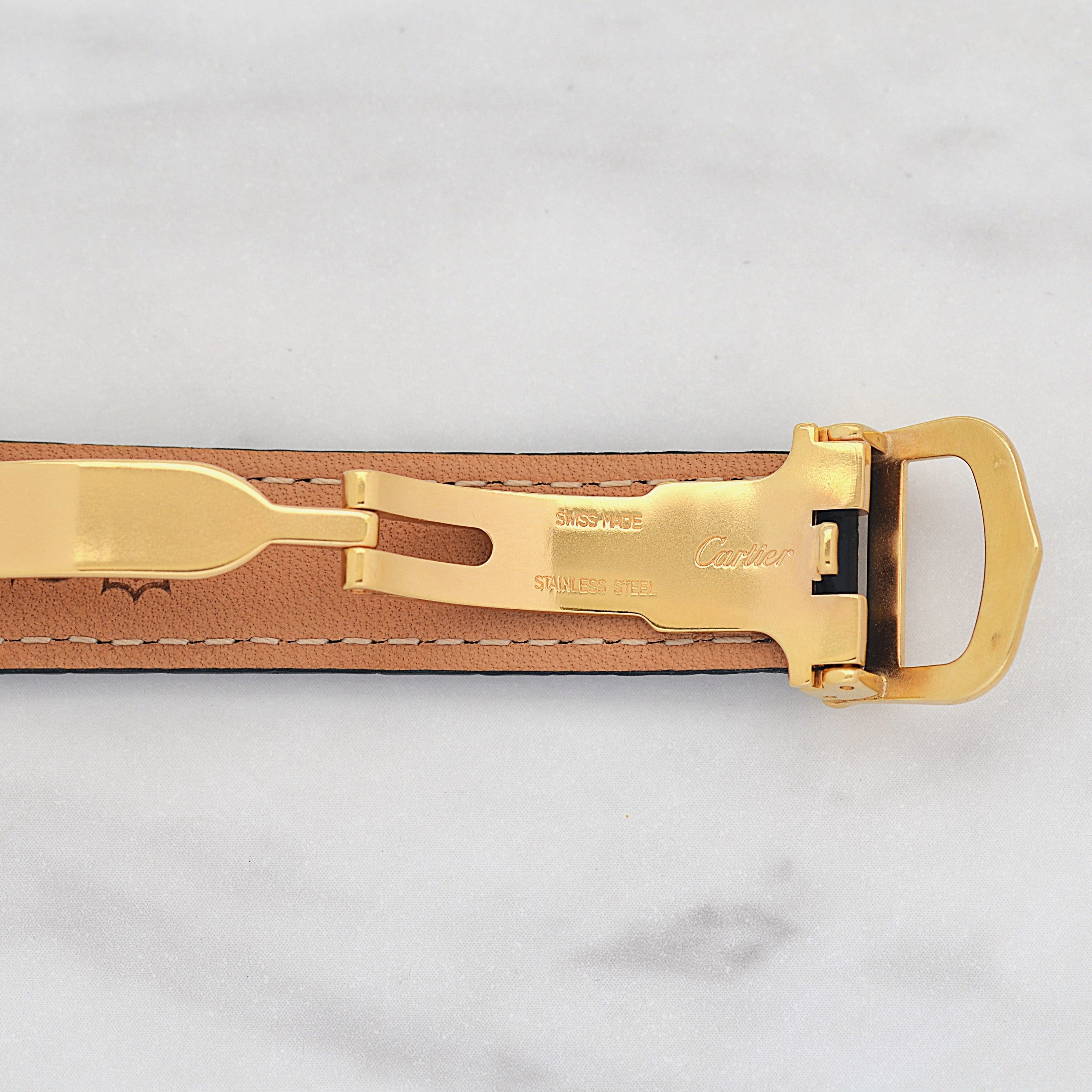 【Cartier】Cartier Must Vendôme LM,Scattered Arabic Numerals, with Original Deployment Buckle, Complete with Box and Papers
