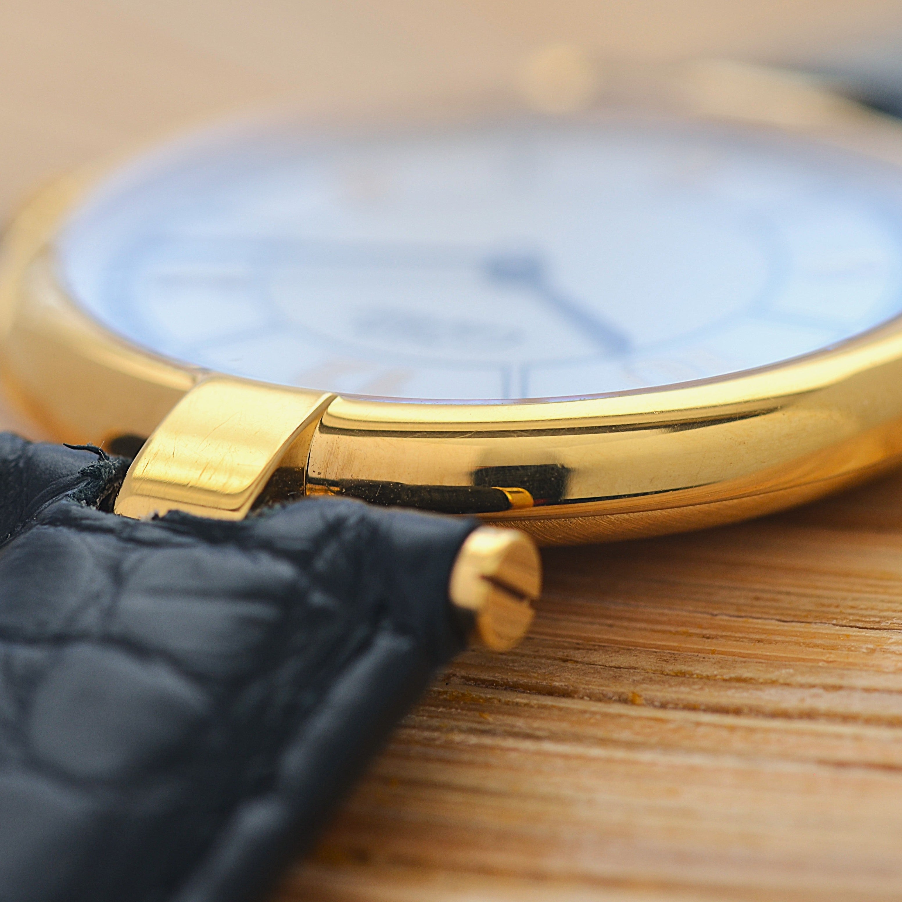【Cartier】Cartier Must Vendôme LM,Scattered Arabic Numerals, with Original Deployment Buckle, Complete with Box and Papers