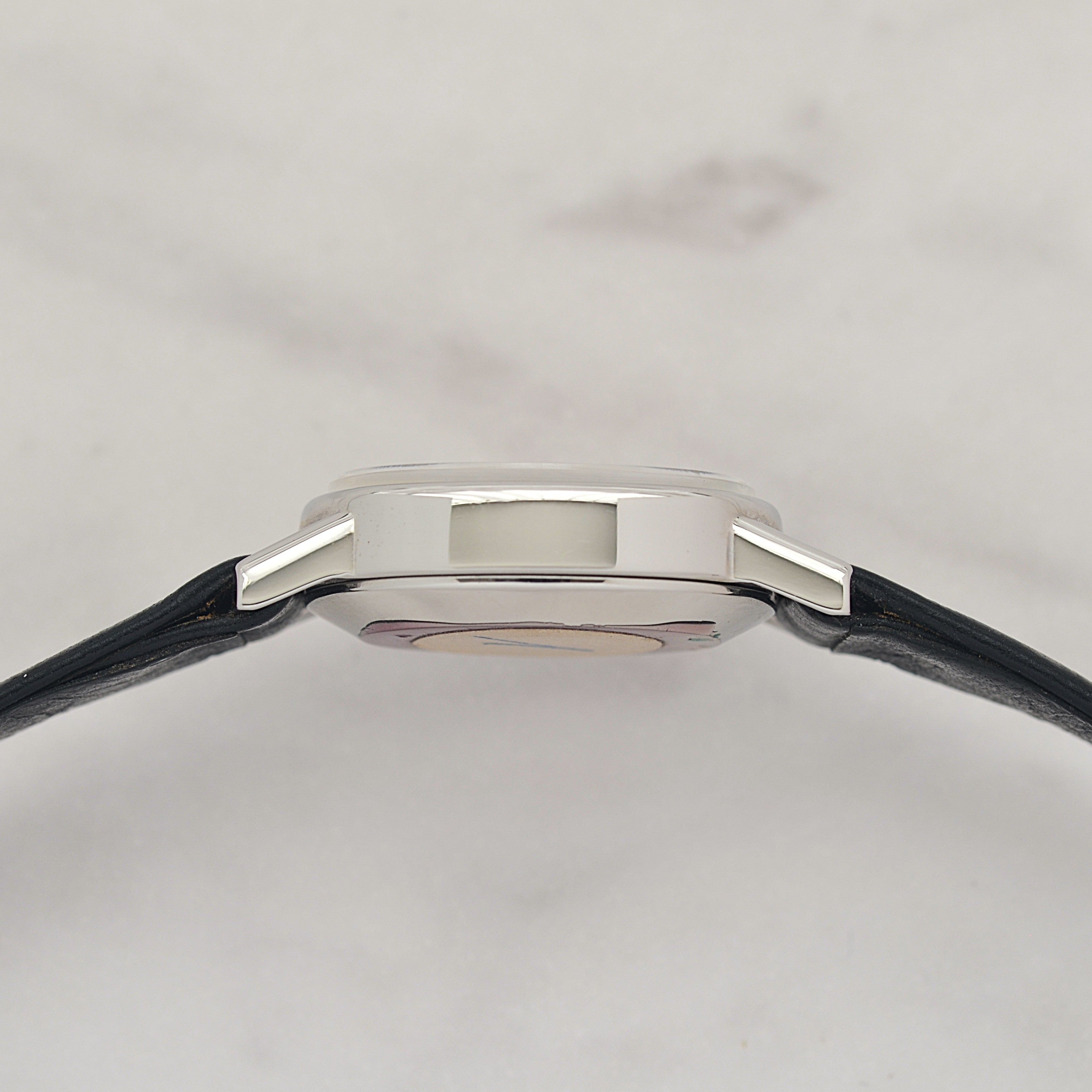 【OMEGA】オメガ デヴィル SS ミニオーバル Silver デッドストック 純正尾錠付き