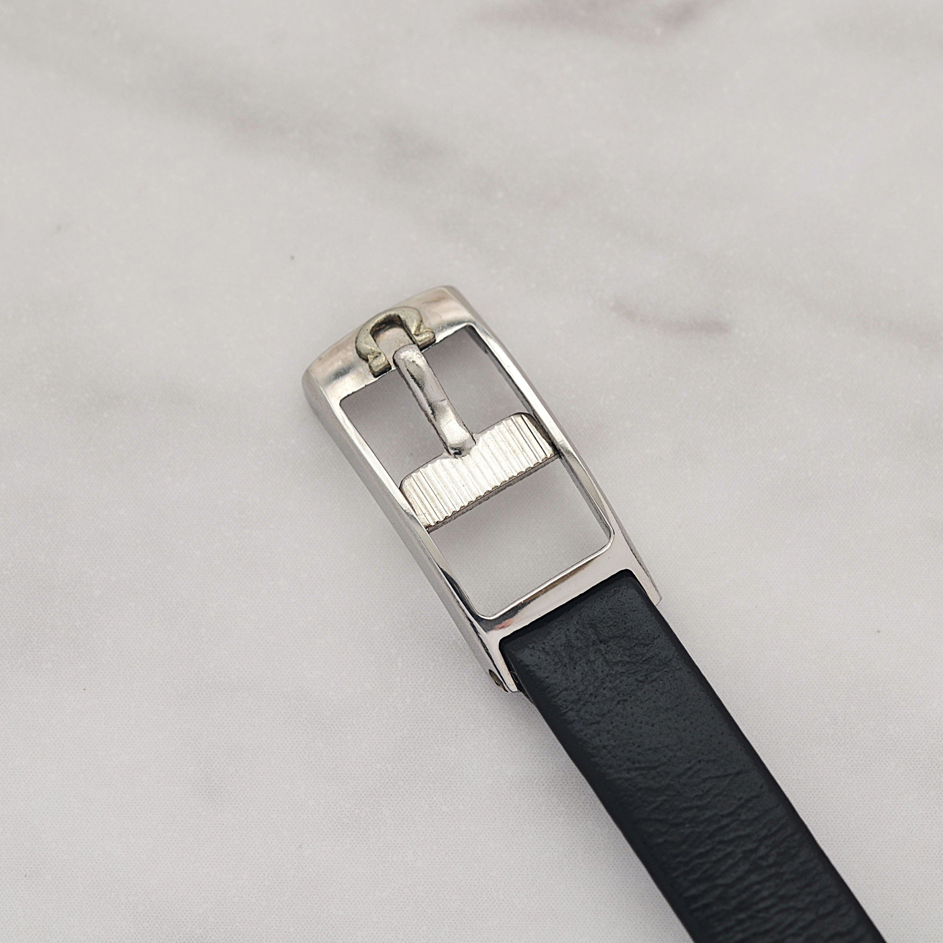 【OMEGA】オメガ デヴィル SS ミニオーバル Silver デッドストック 純正尾錠付き