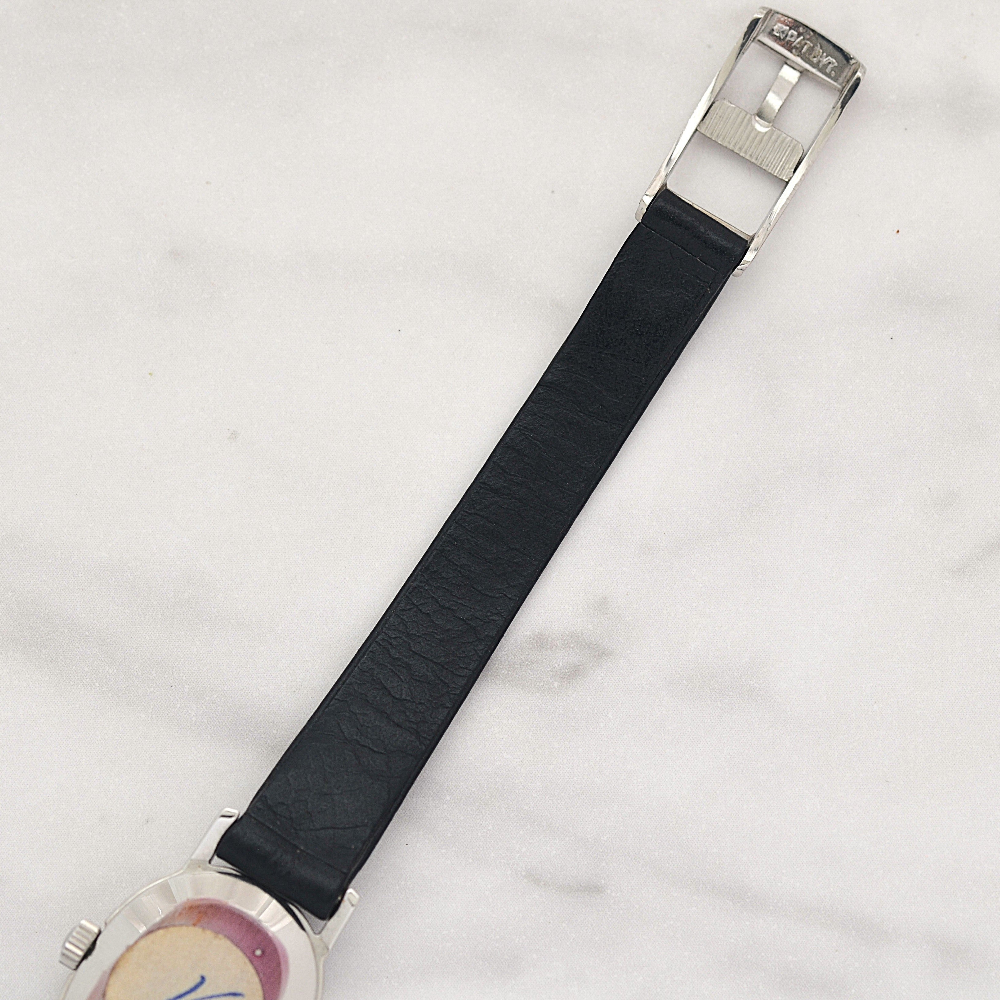 【OMEGA】オメガ デヴィル SS ミニオーバル Silver デッドストック 純正尾錠付き