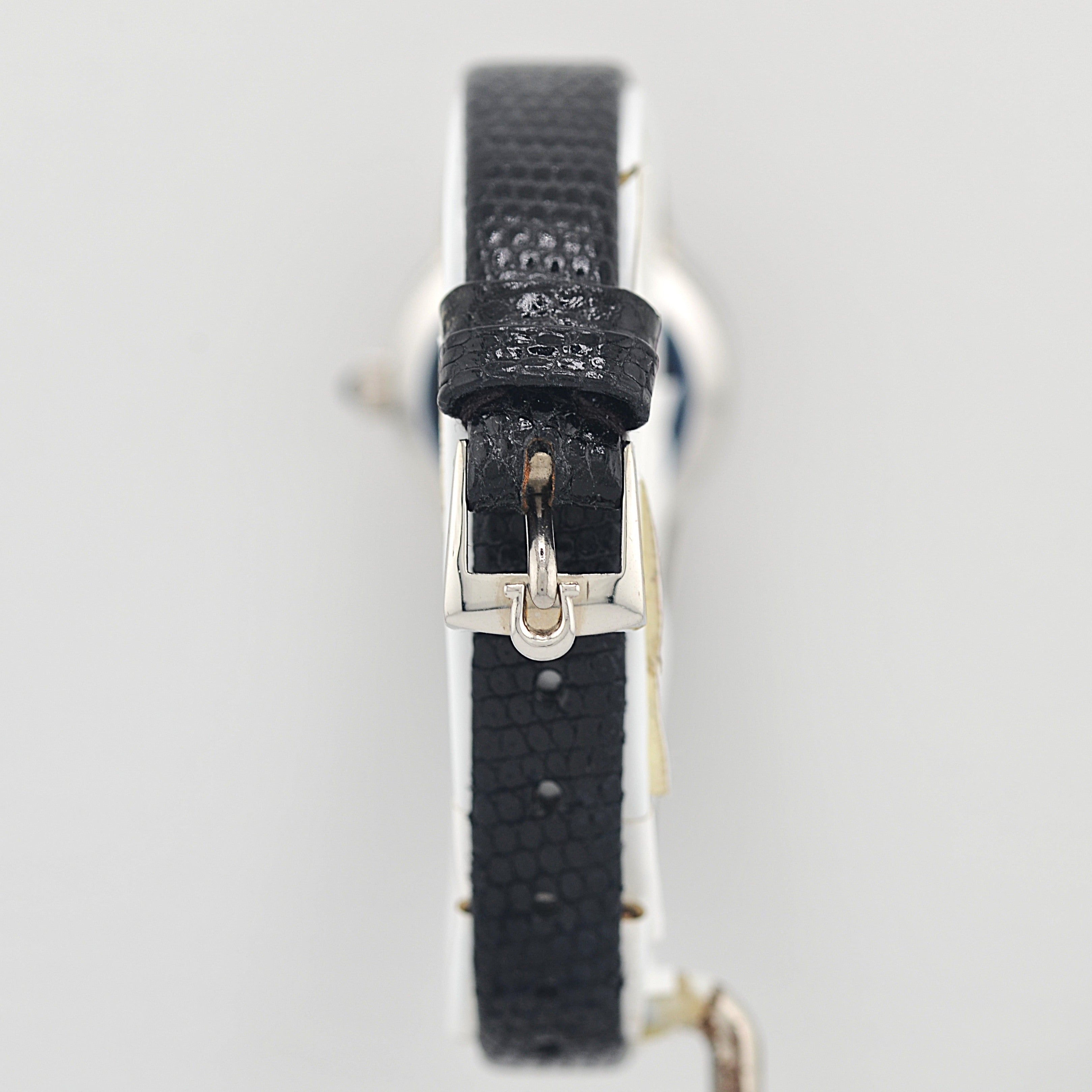 【OMEGA】オメガ デヴィル SS ミニラウンド Silver デッドストック 純正尾錠付き