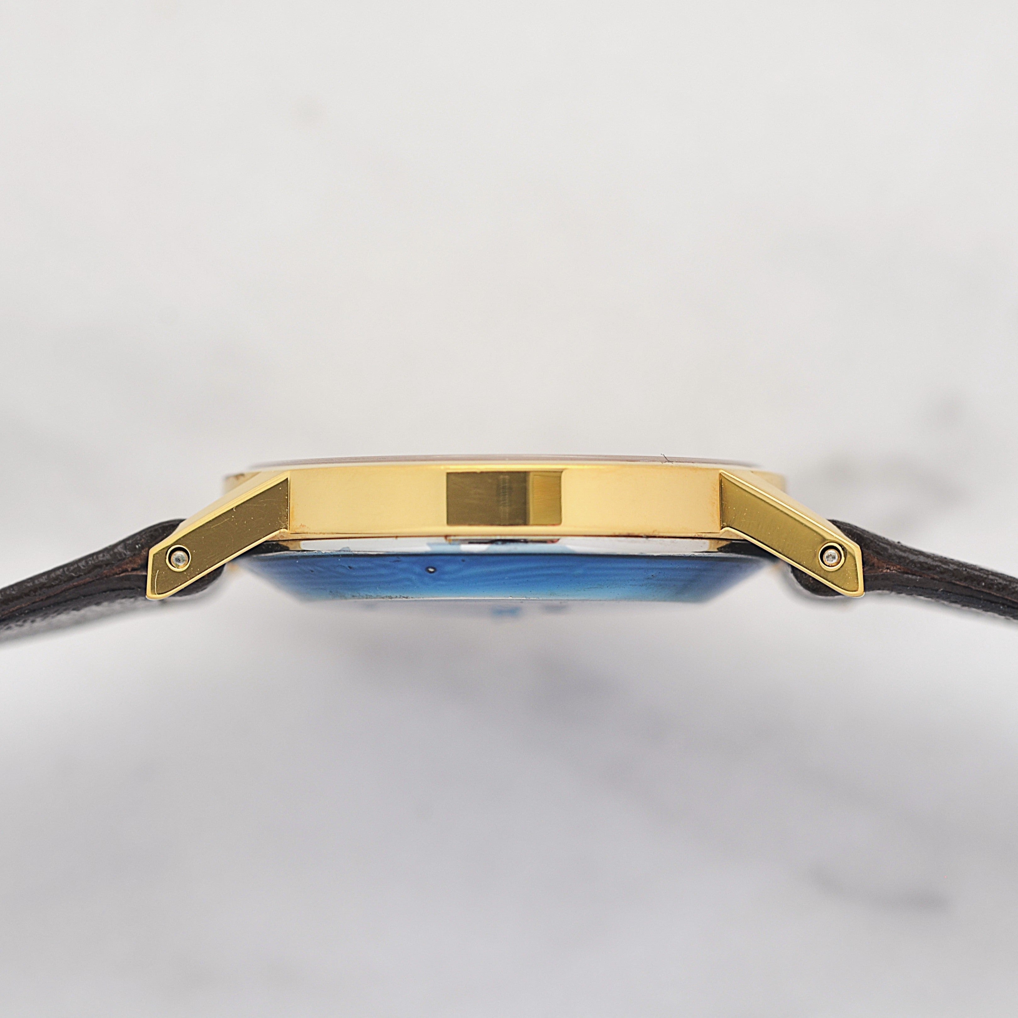 【OMEGA】オメガ デヴィル GP ラウンド Gold デッドストック 純正尾錠付き