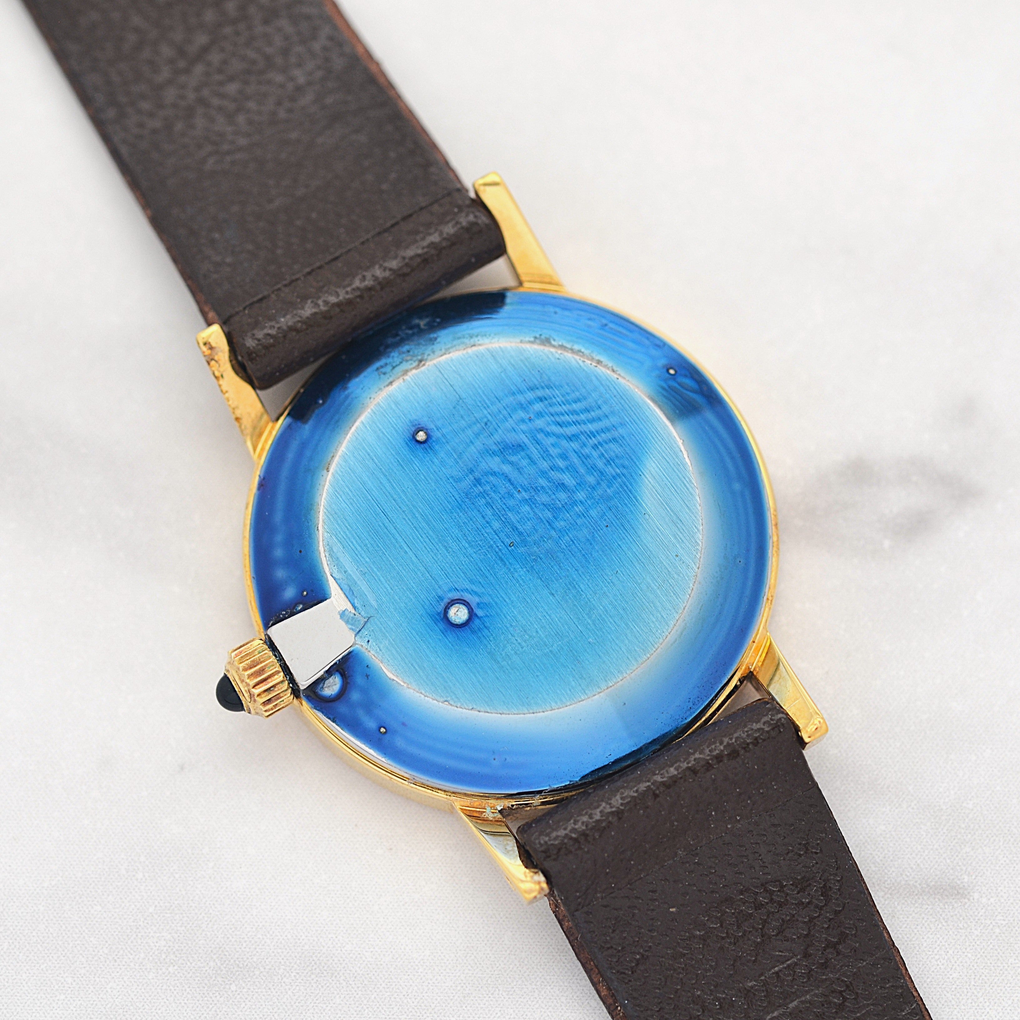【OMEGA】オメガ デヴィル GP ラウンド Gold デッドストック 純正尾錠付き