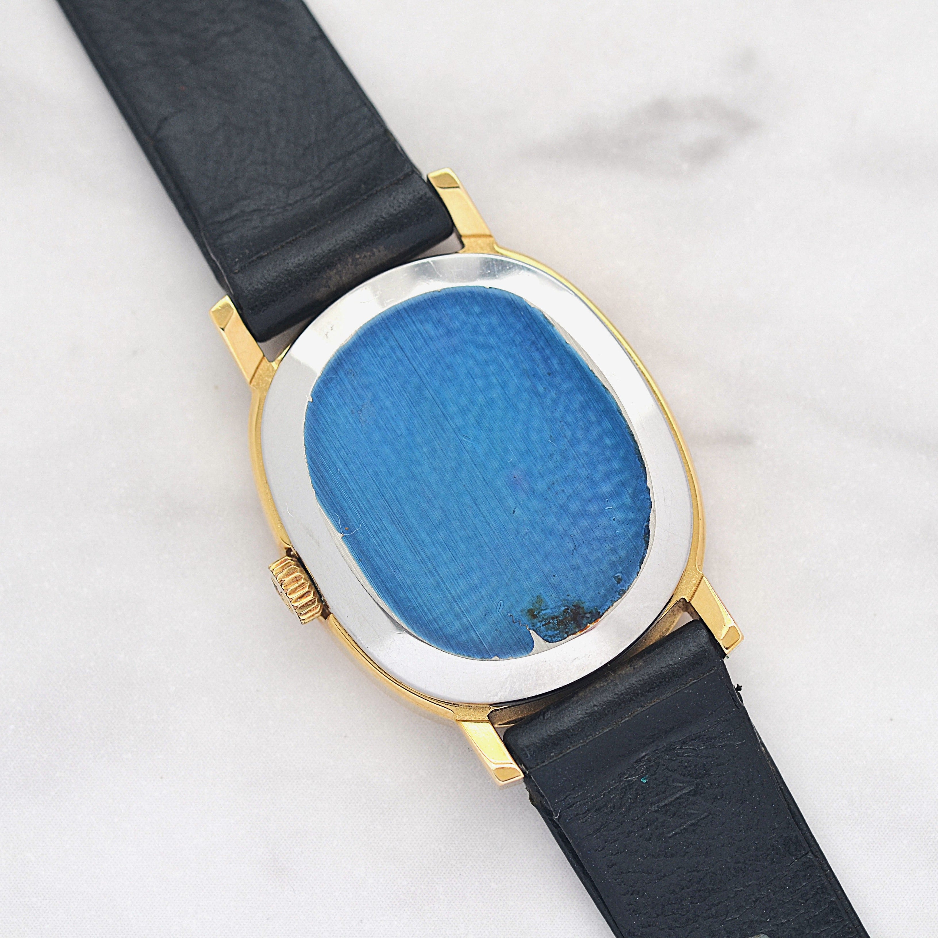 【OMEGA】オメガ デヴィル GP オーバル Gold プリントアラビア デッドストック 純正尾錠付き