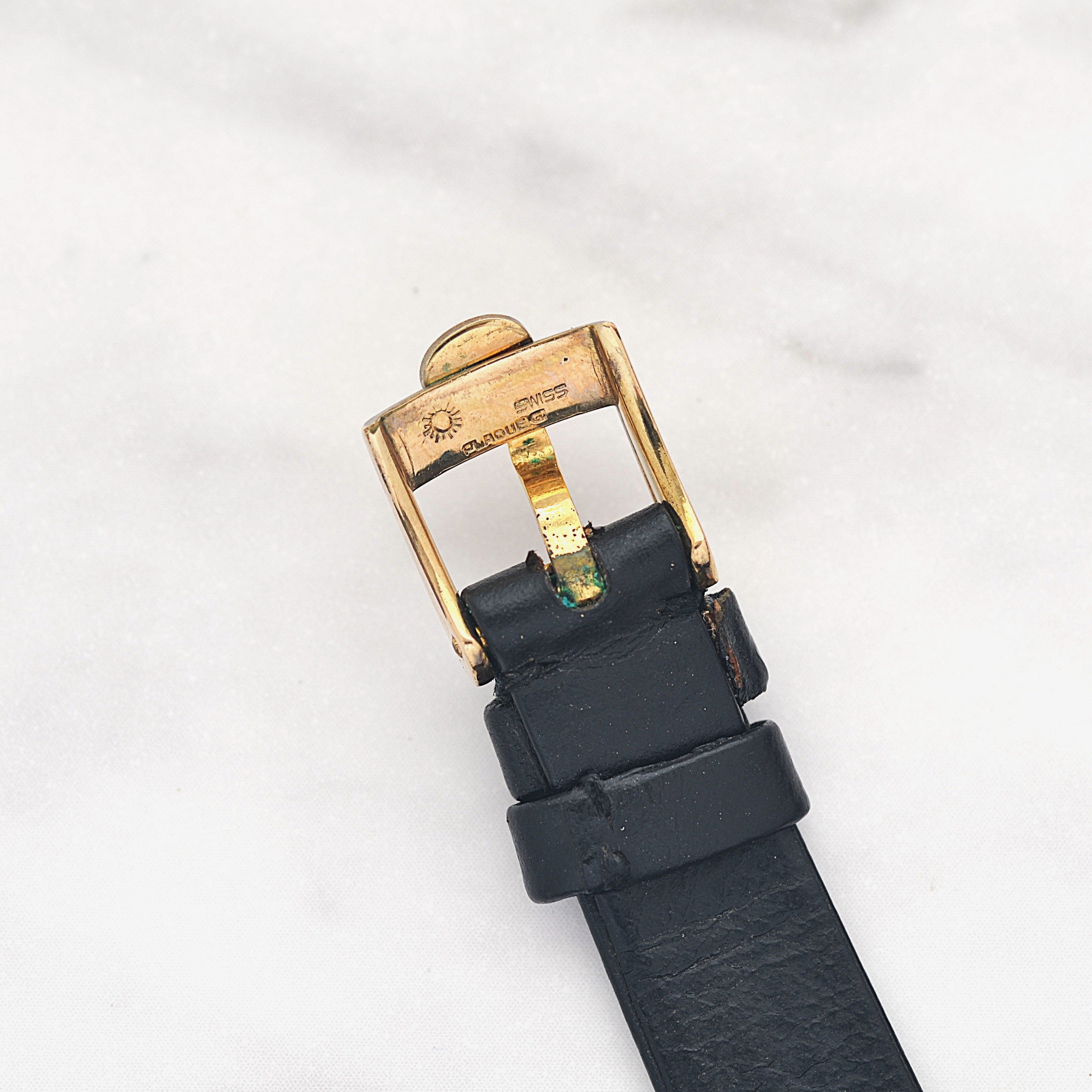 【OMEGA】オメガ デヴィル GP オーバル Gold プリントアラビア デッドストック 純正尾錠付き