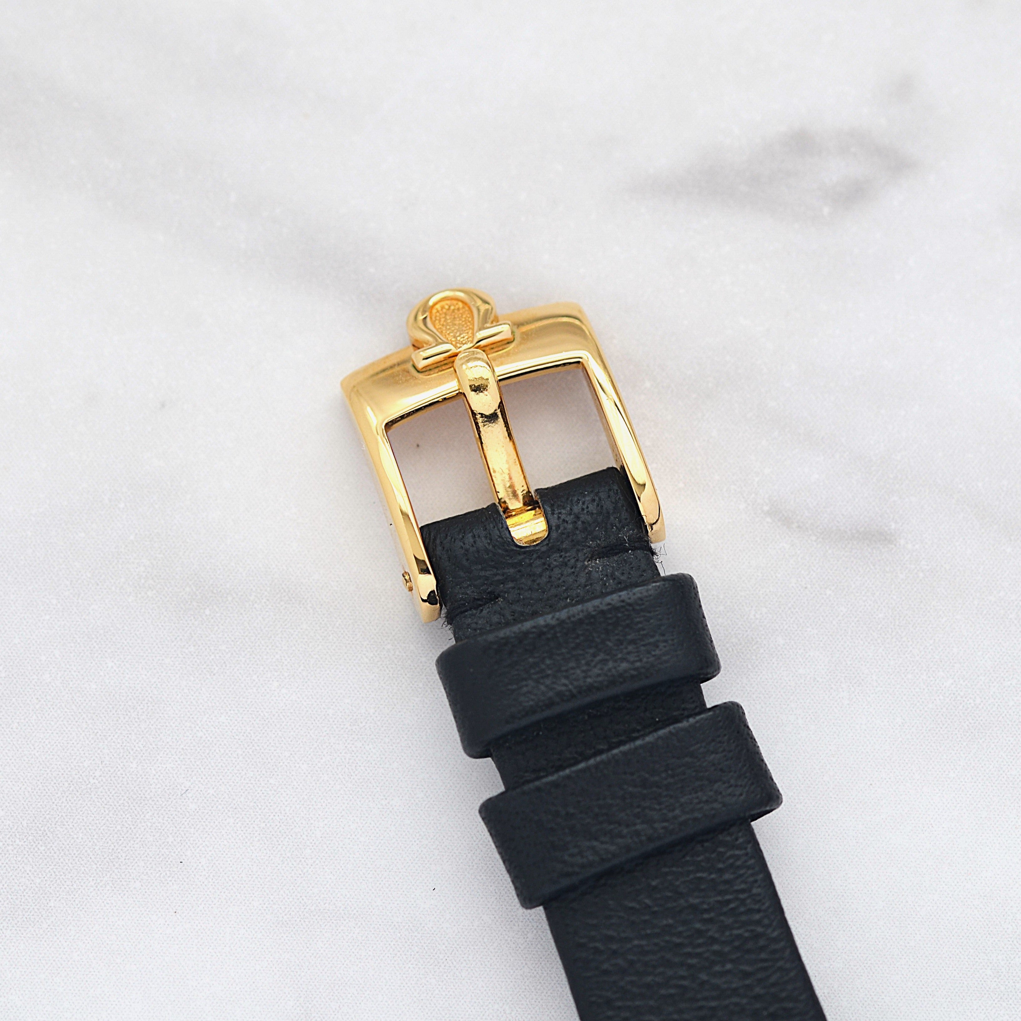 【OMEGA】オメガ デヴィル GP オーバルケース Gold デッドストック 純正尾錠付き