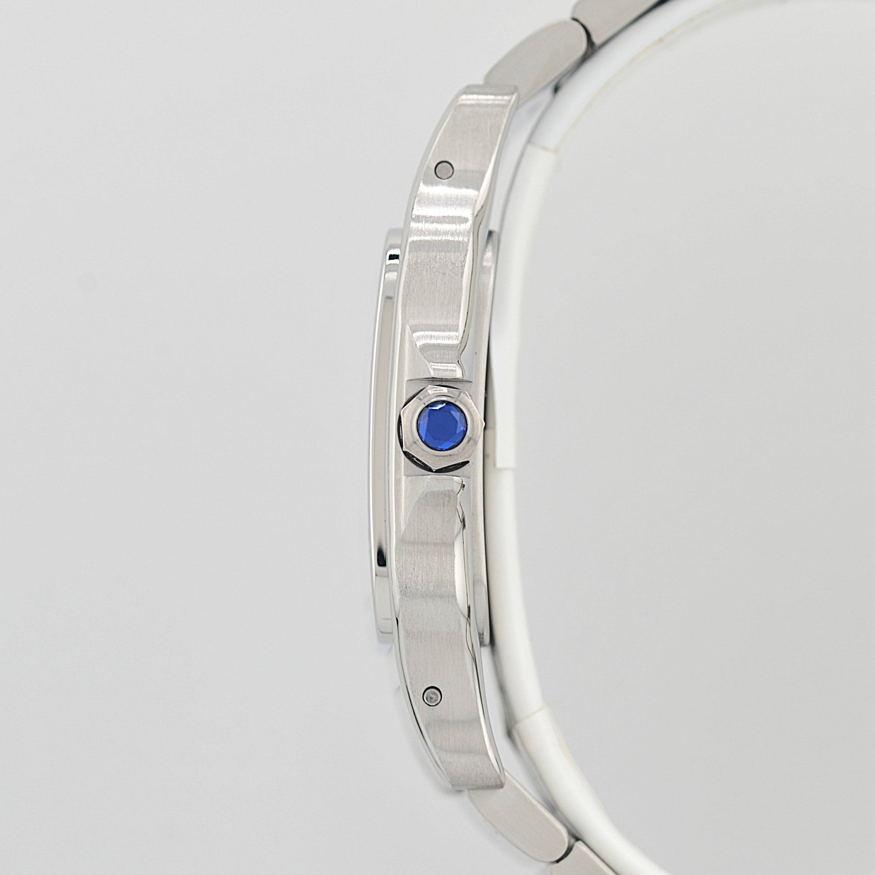 【Cartier】カルティエ サントスガルベLM ブラックローマ カルティエコンプリートサービス済み