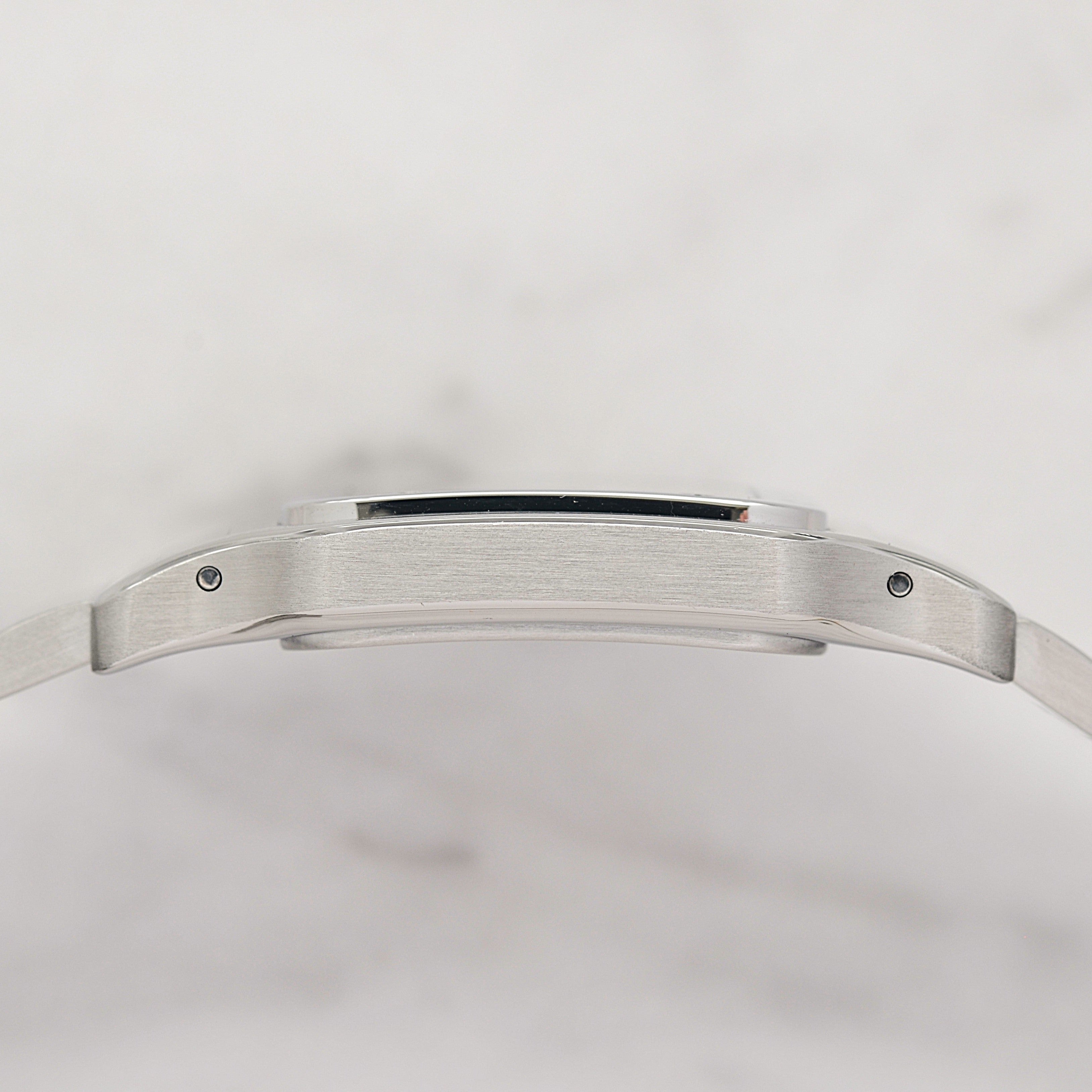 【Cartier】カルティエ サントスガルベLM ブラックローマ カルティエコンプリートサービス済み
