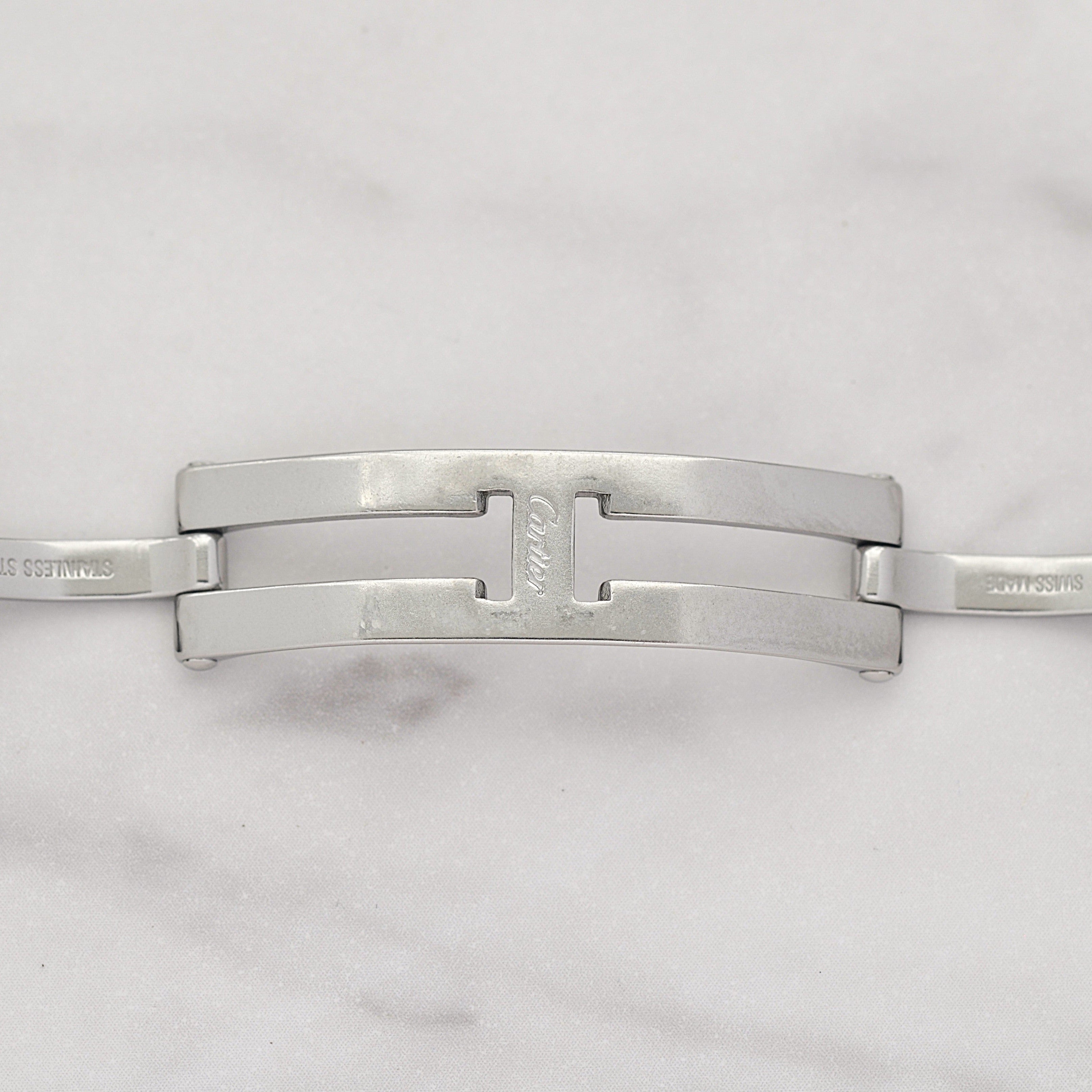 【Cartier】カルティエ サントスガルベLM ブラックローマ カルティエコンプリートサービス済み