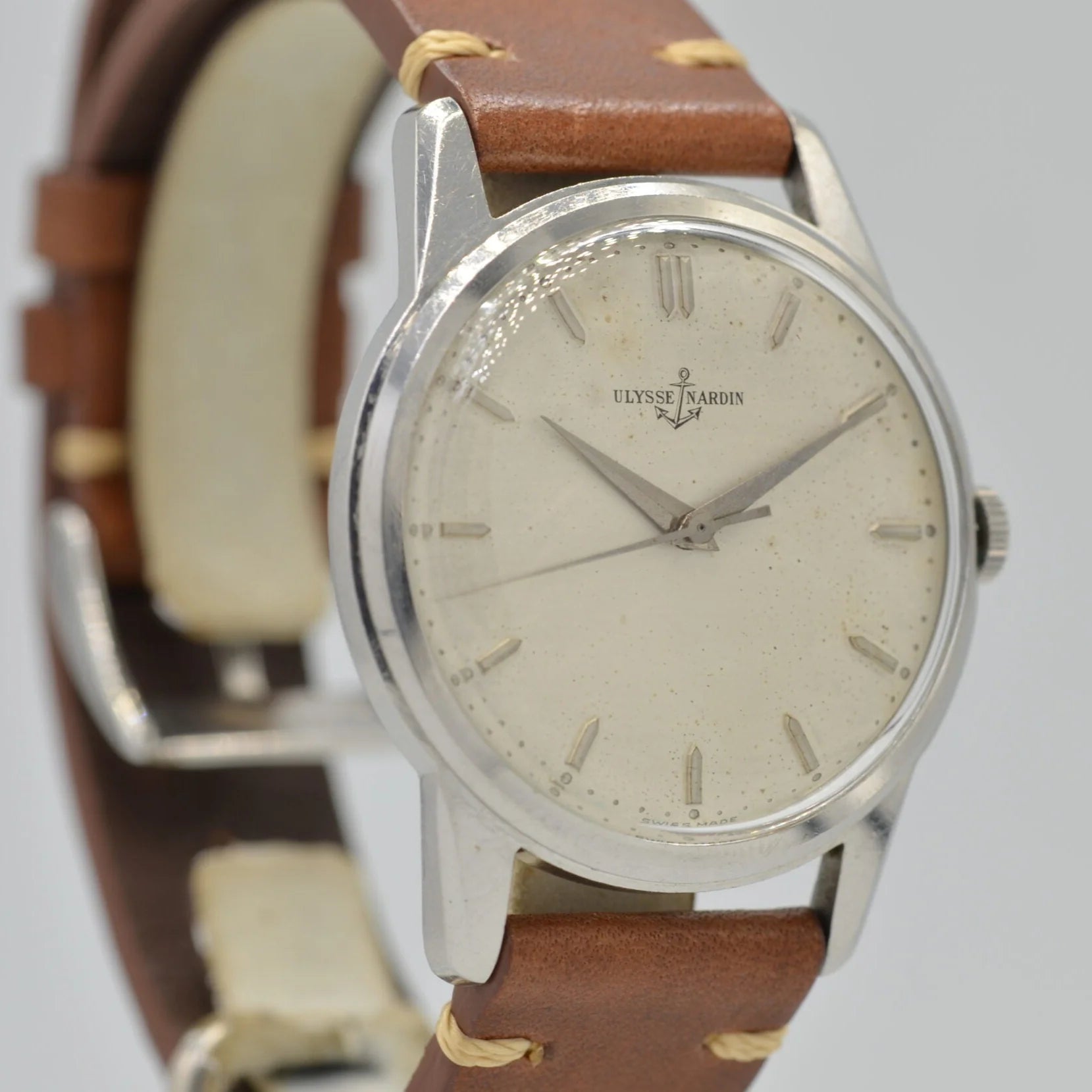 Ulysse nardin Round model SS REGALO vintage watch