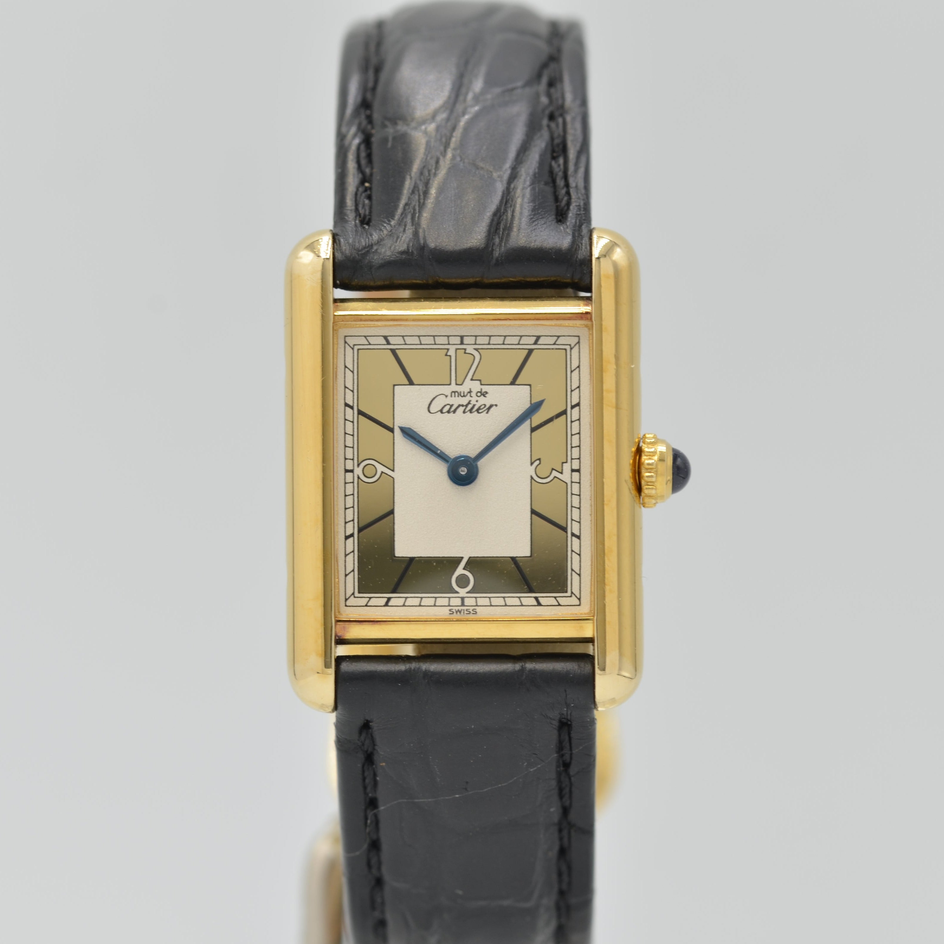 【Cartier】マストタンクSM世界限定500本モデル 純正Dバックル付き