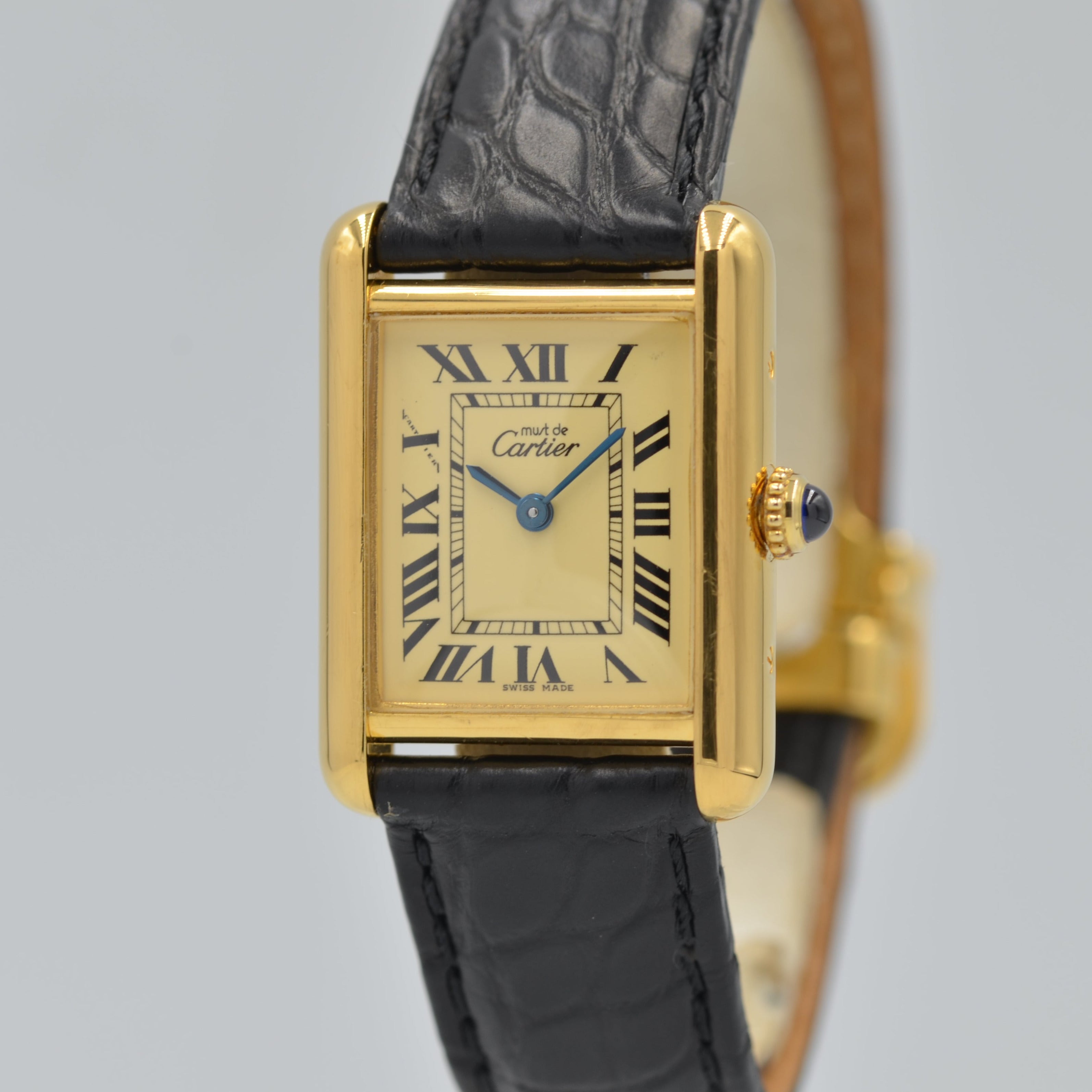 [Cartier] Cartier Must Tank SM late model ivory Roman