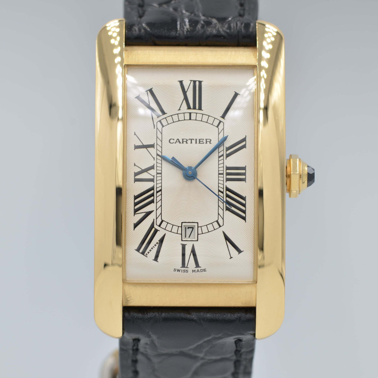 Cartier】カルティエタンクアメリカン LM 18KYG 付属品付き 