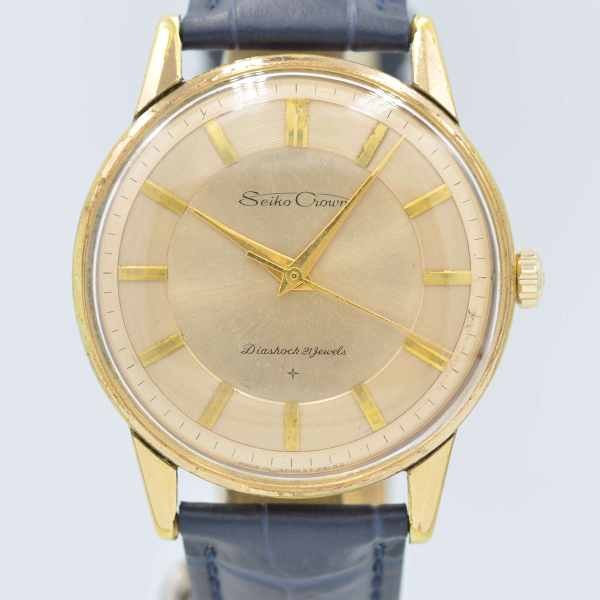 SEIKO] Seiko Crown EGP Janome Pink Gold Color