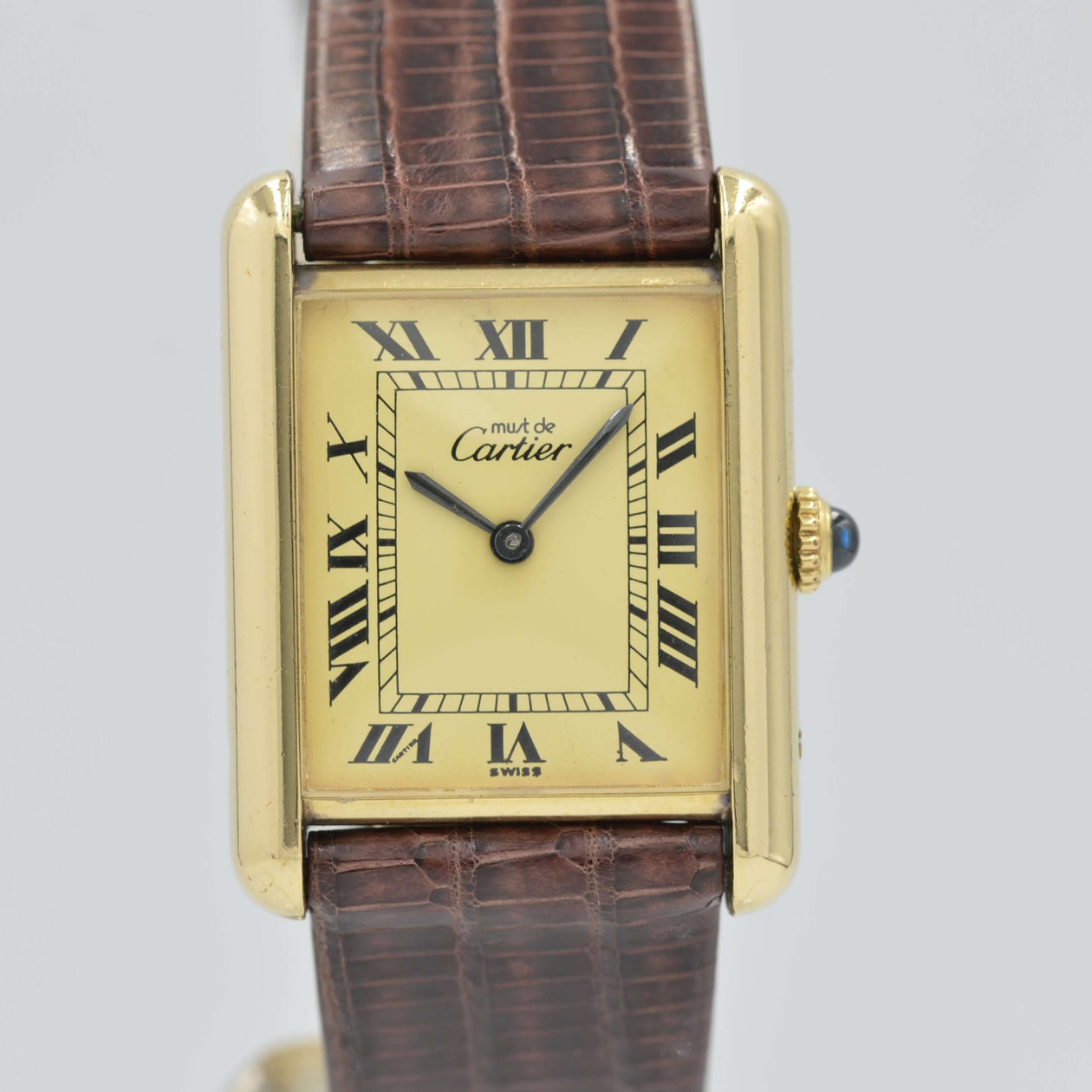 Cartier】カルティエマストタンク LMアイボリーローマ