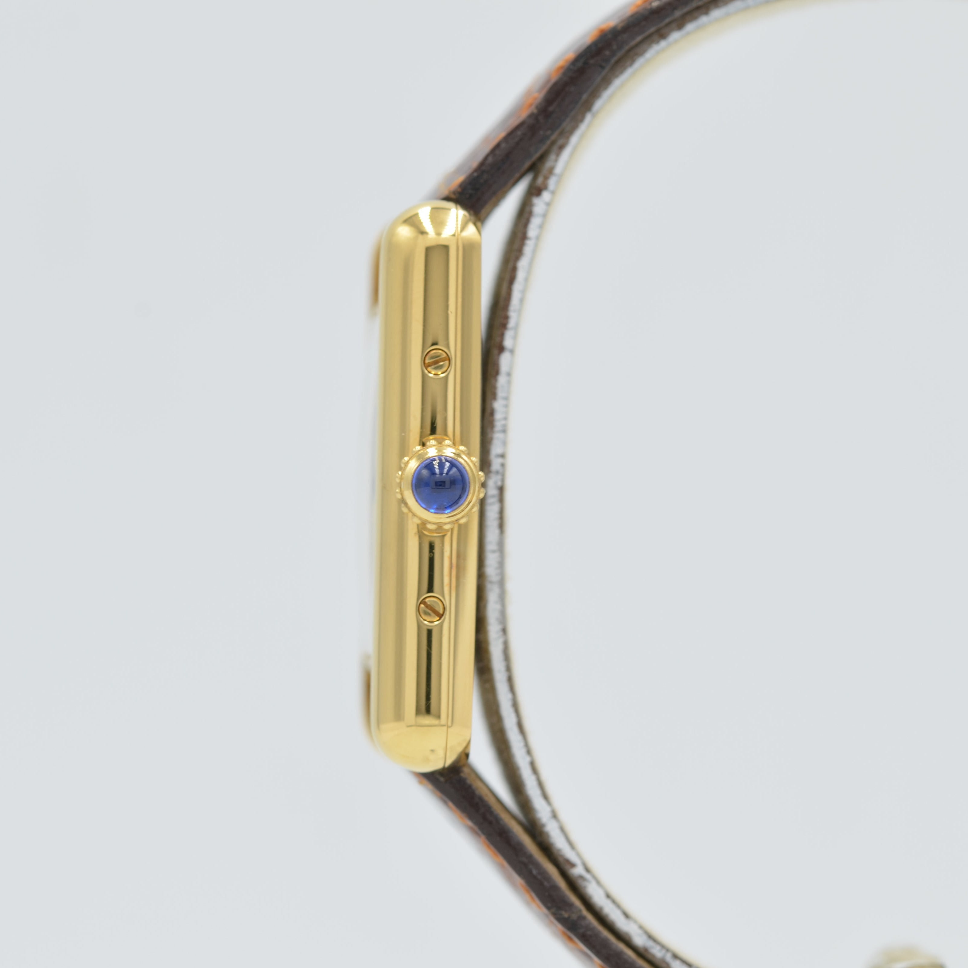 【Cartier】カルティエ<BR>マストタンク SMアイボリーローマQZデッドストック