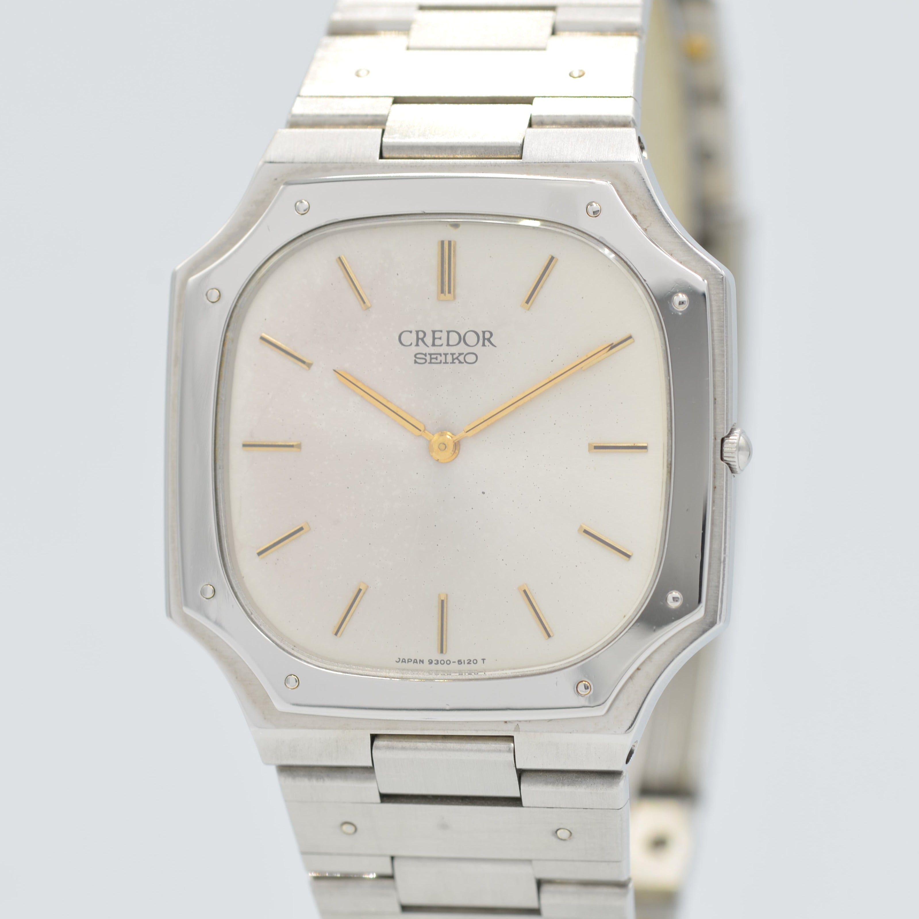 【SEIKO】セイコー<BR>クレドール SSシルバー 9300-5070