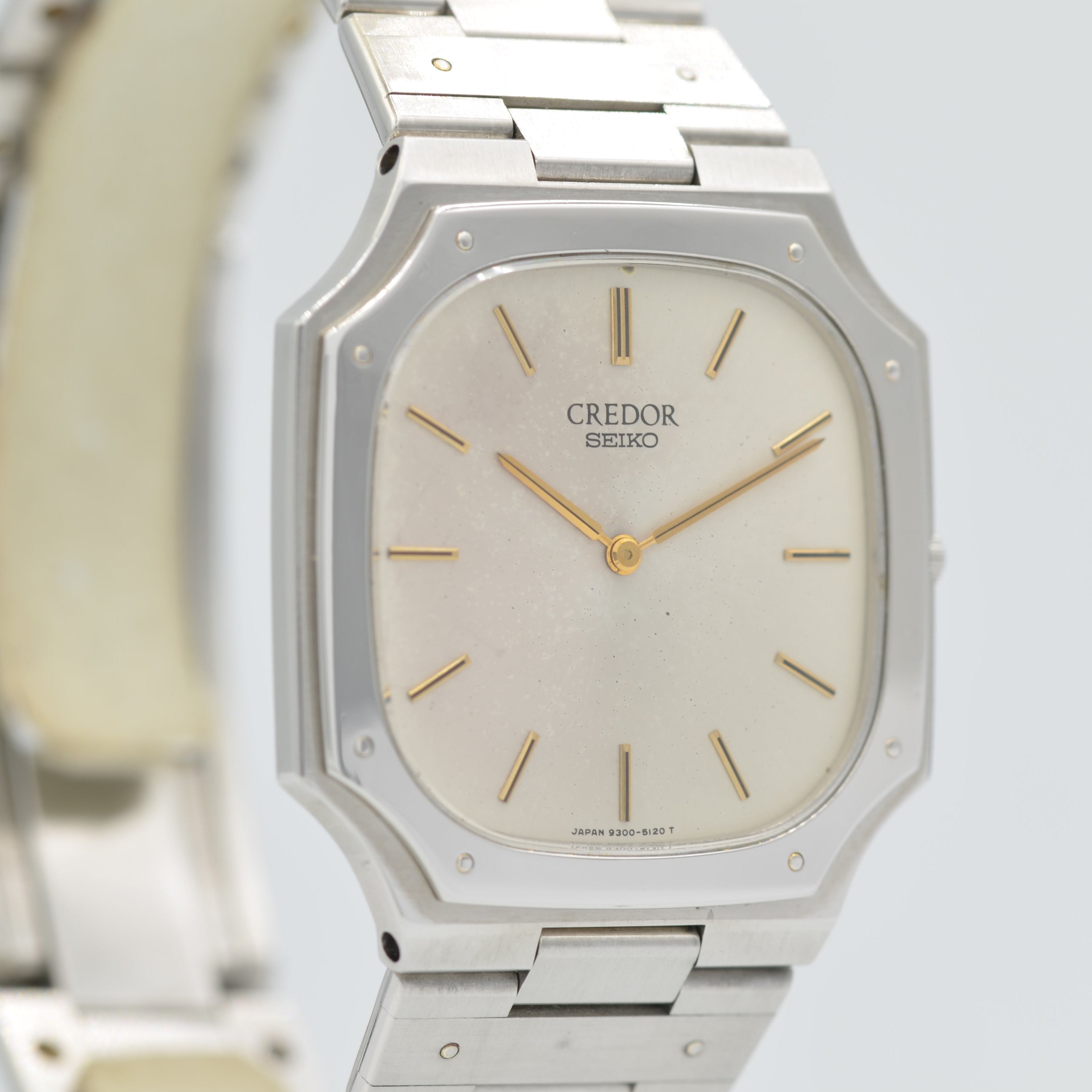 【SEIKO】セイコー<BR>クレドール SSシルバー 9300-5070