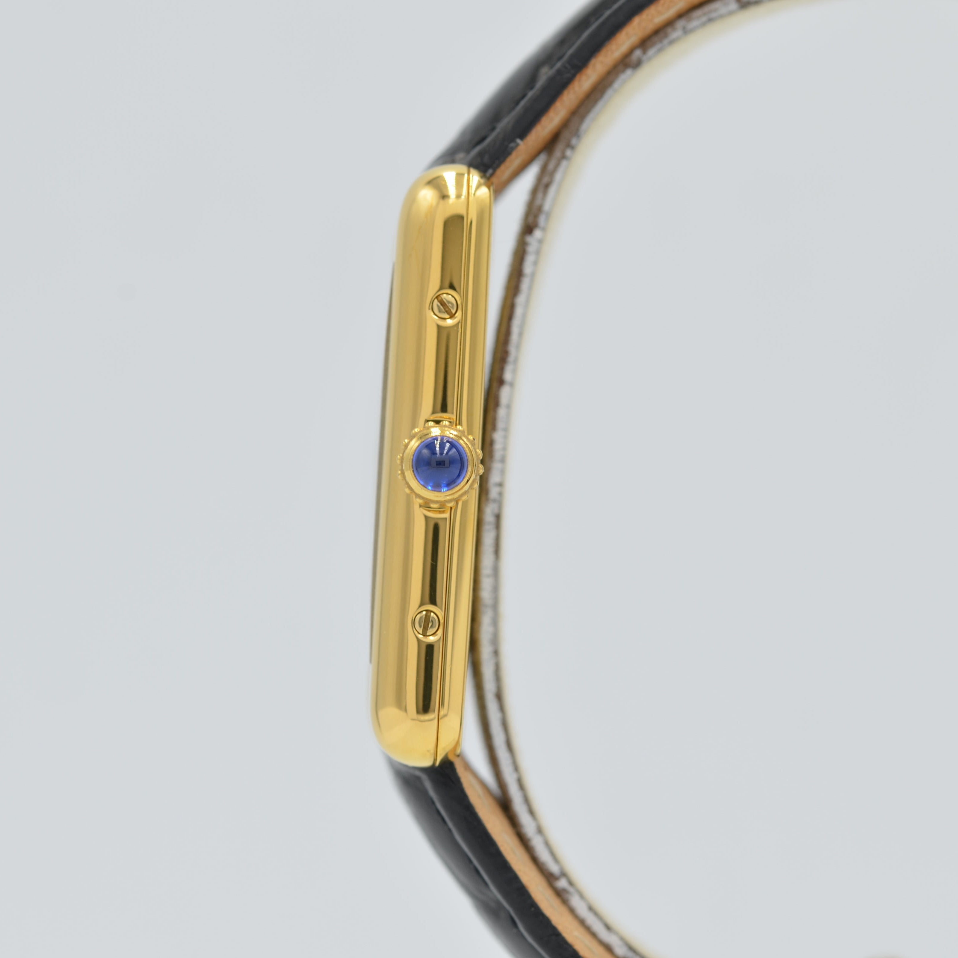 【Cartier】カルティエ<BR>マストタンク LM飛びアラビア 付属品付き