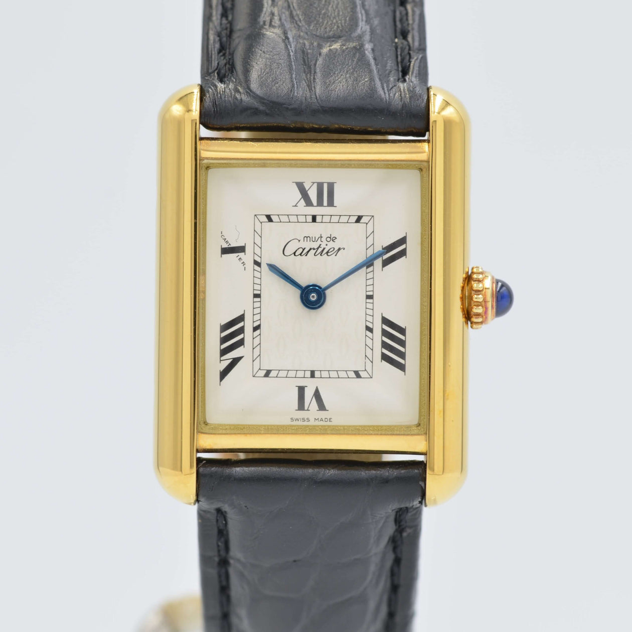 Cartier】カルティエマストタンク SM飛びローマ文字盤 デッドストック 