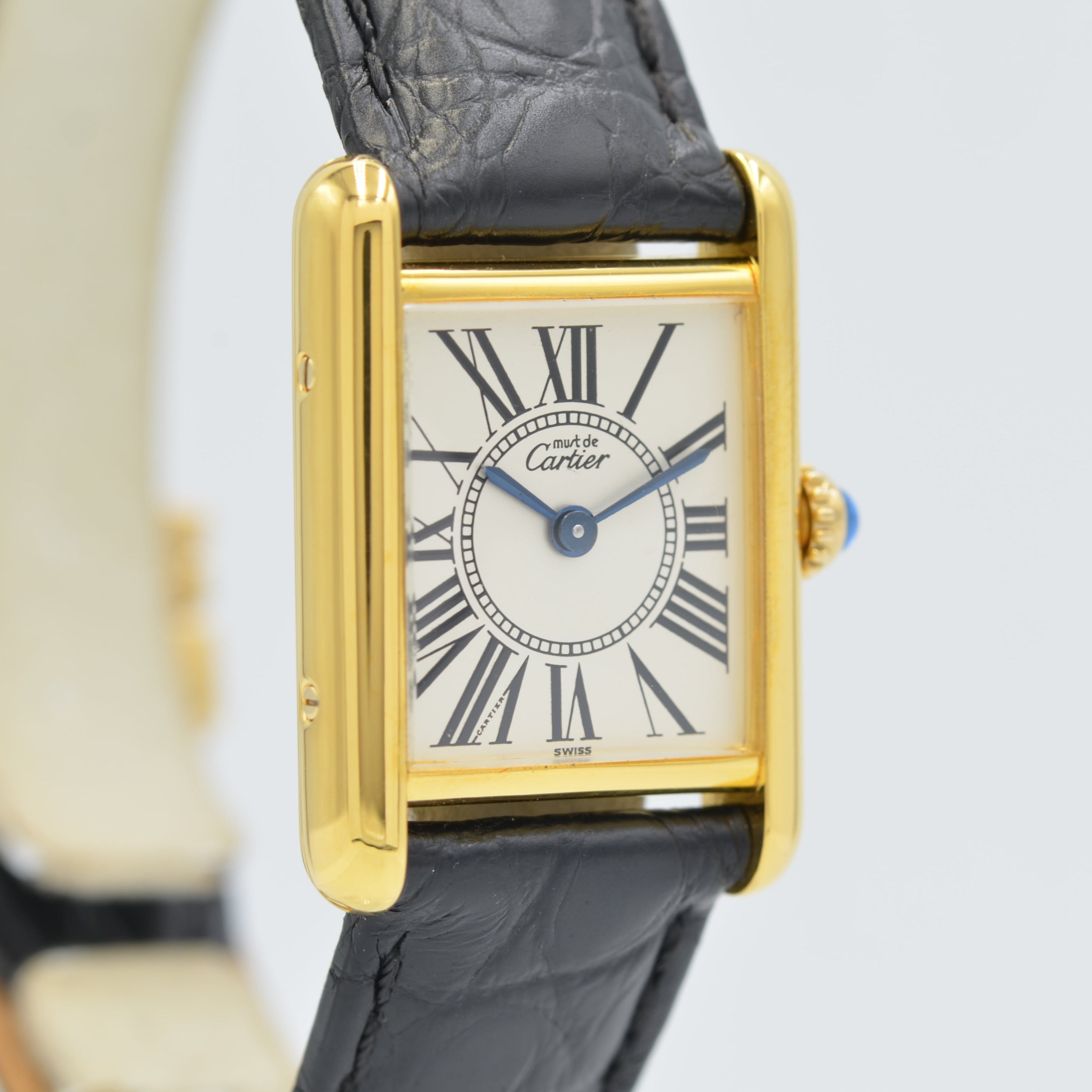 [Cartier] Cartier Must Tank SM Opalan with genuine D-buckle