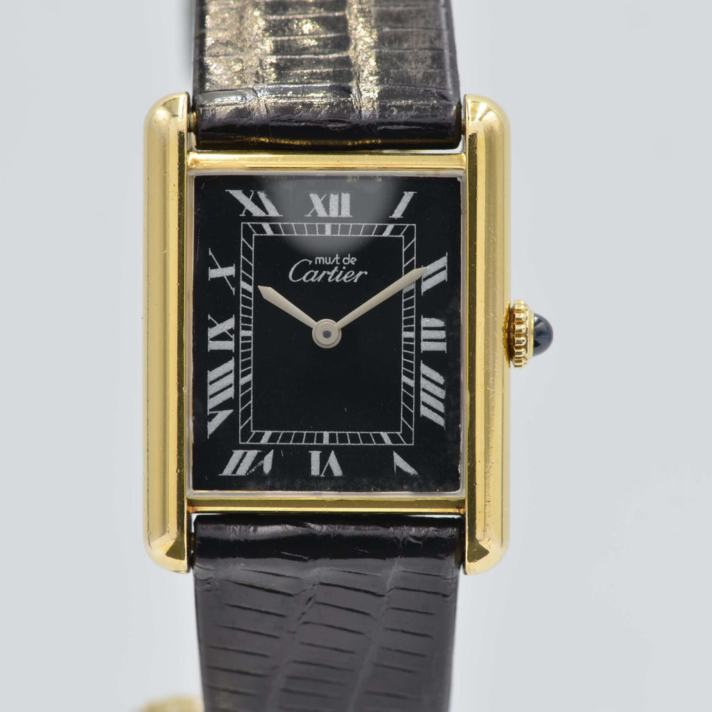 【Cartier】カルティエマストタンク LM手巻きブラックローマ – REGALO vintage watch