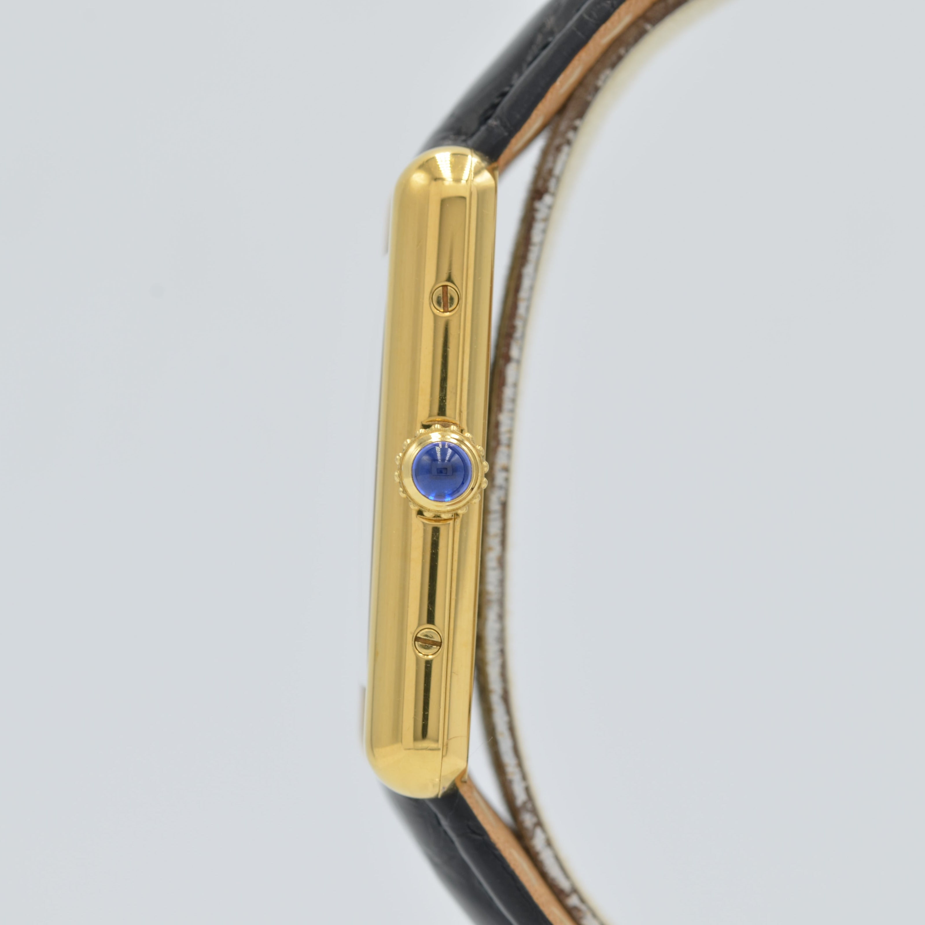 【Cartier】カルティエ<BR>マストタンク LM世界限定500本モデル 純正Dバックル付き