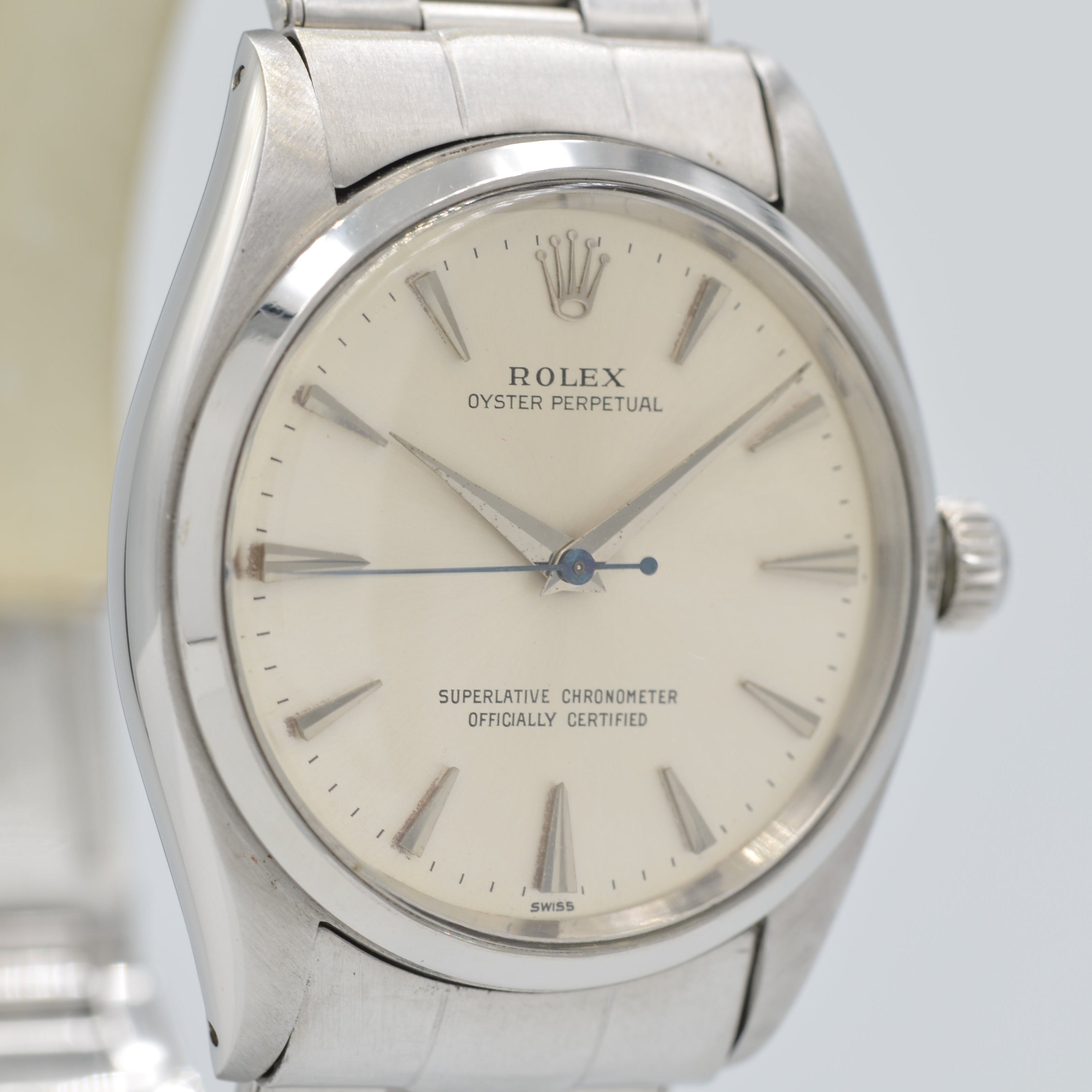 【ROLEX 】ロレックス<BR>オイスターパーペチュアルRef.1002 Silver