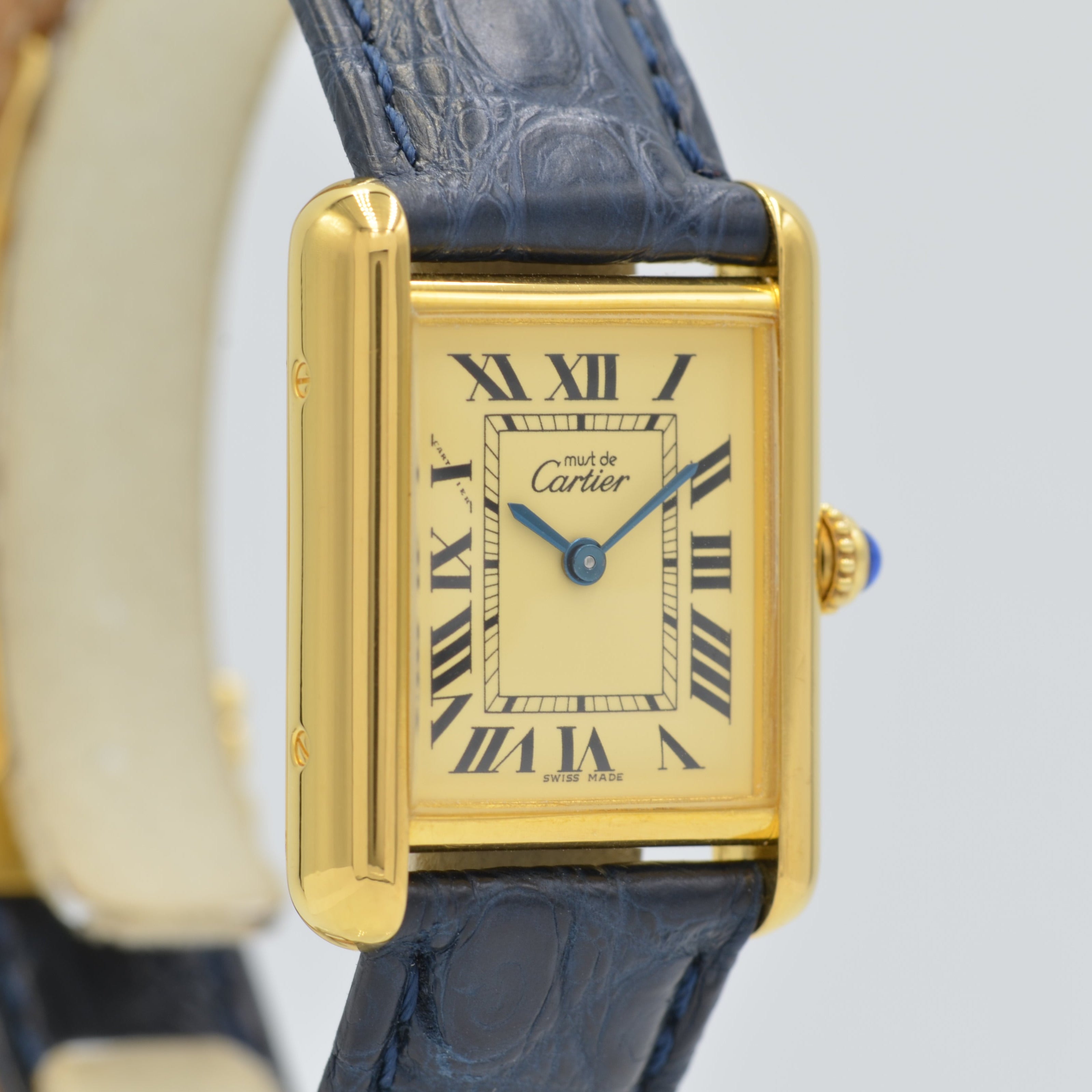 [Cartier] Cartier Must Tank SM late model ivory Roman