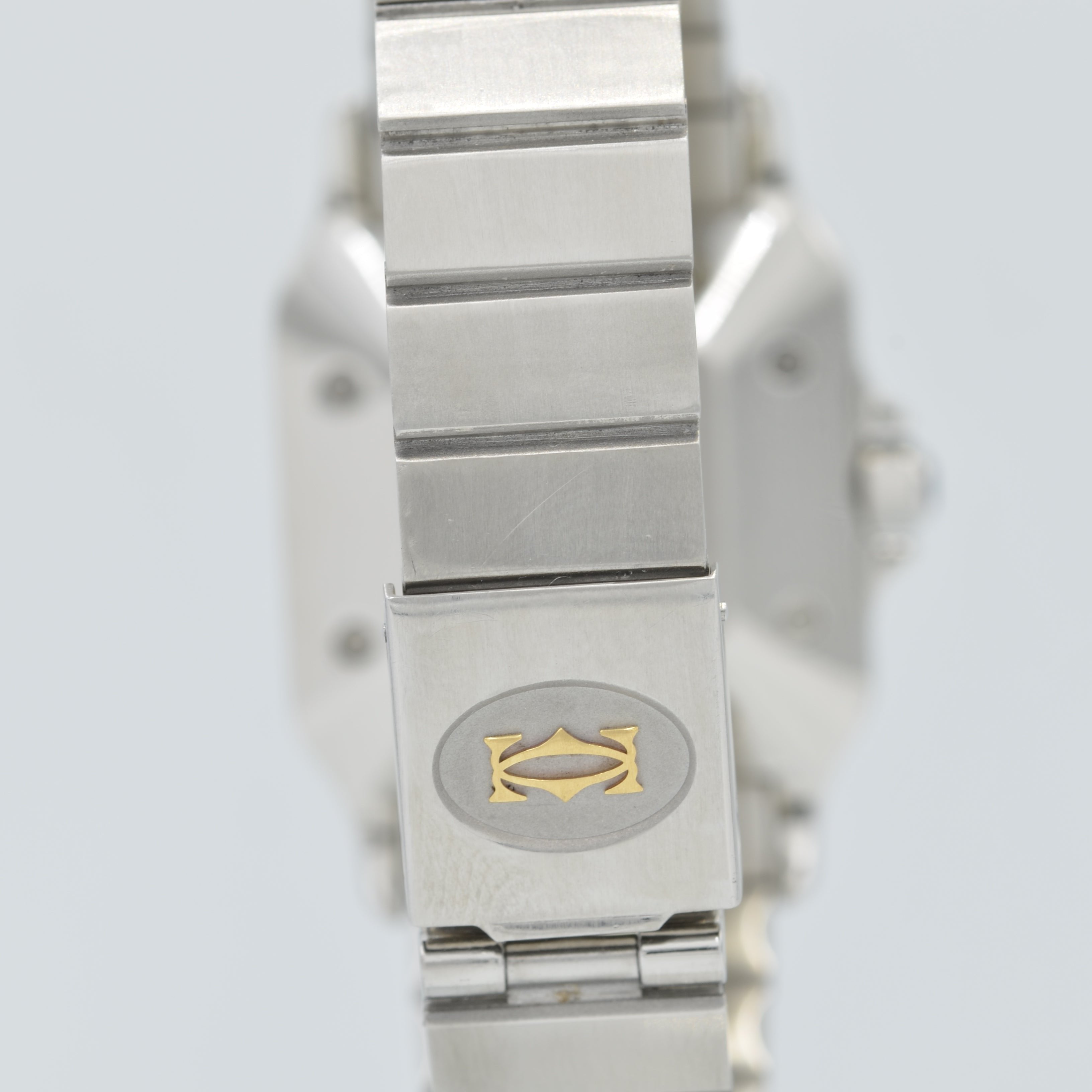 [Cartier] Cartier Santos Galbee LM Gadron Bracelet 18KYG x SS