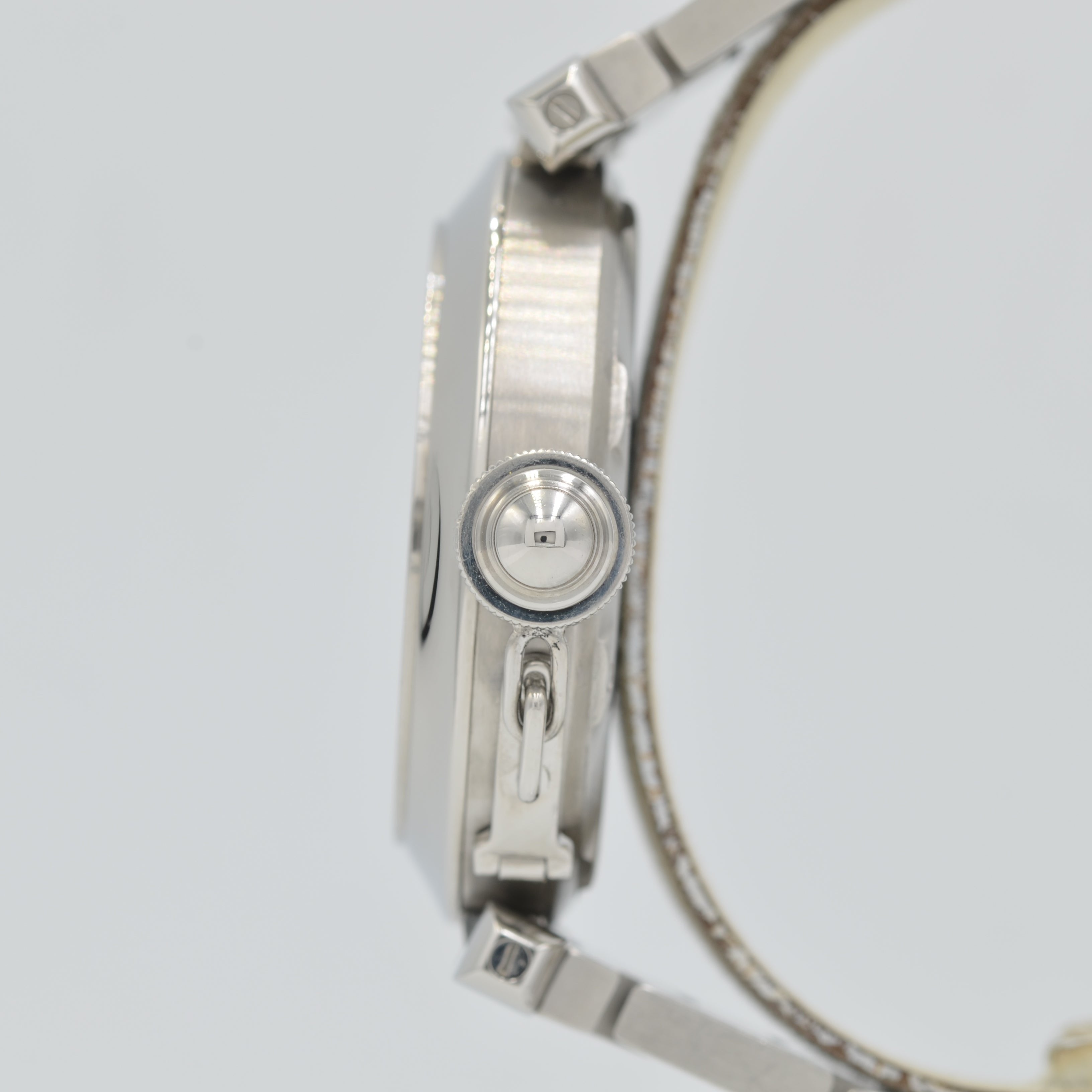 【Cartier】カルティエ<BR>パシャ C35White前期型 国際保証書付き