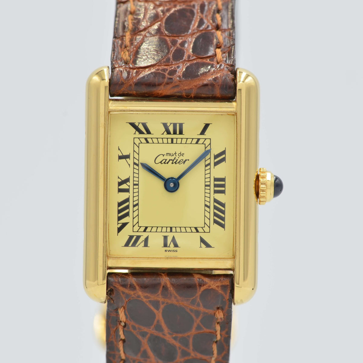 Cartier】カルティエマストタンク SMアイボリーローマQZデッドストック