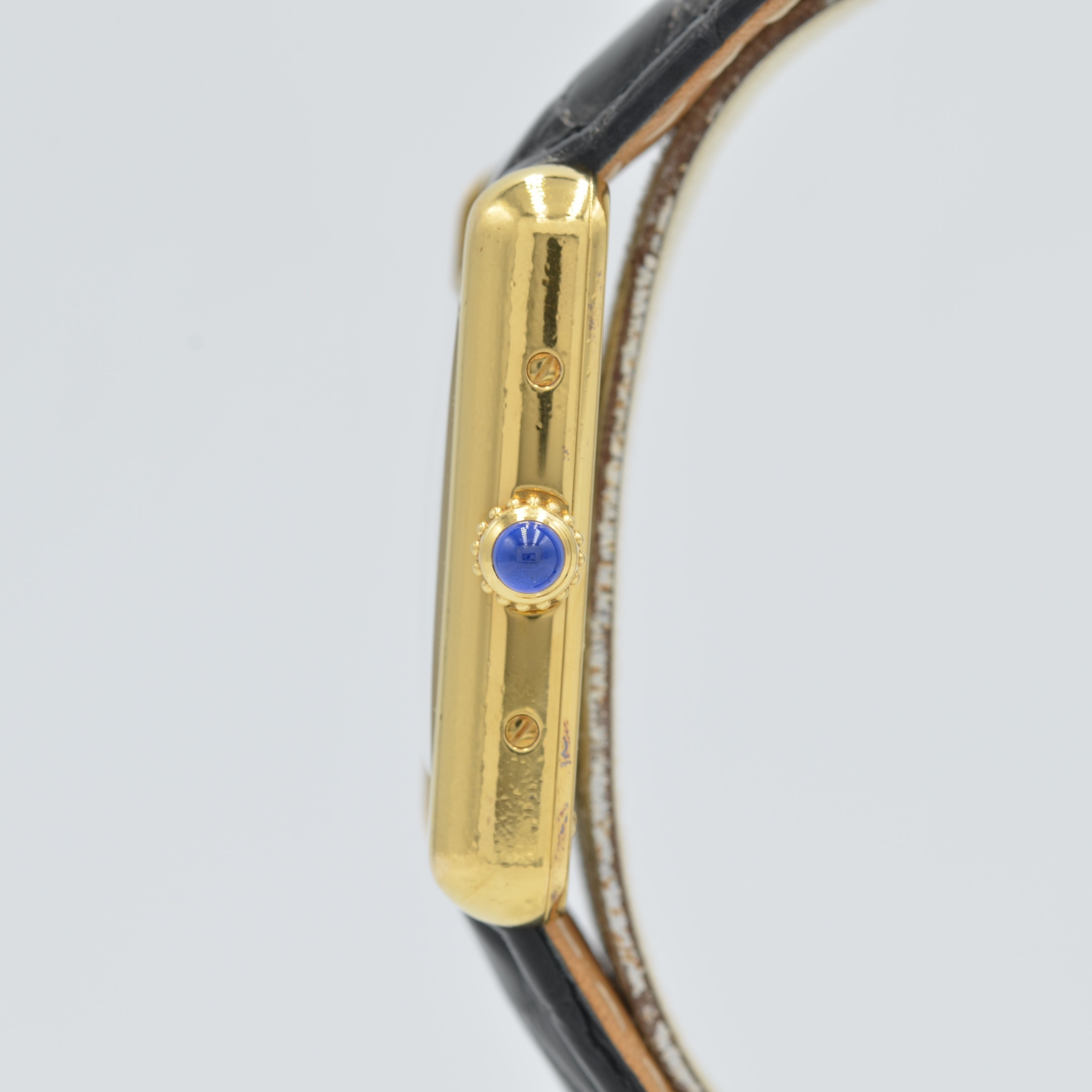 【Cartier】カルティエ<BR>マストタンク SM後期型飛びローマ 付属品付き