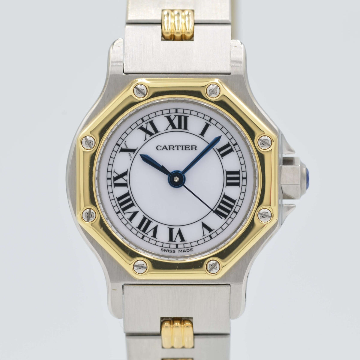 Cartier】カルティエサントスオクタゴン SMゴドロンブレスレット 18KYG 
