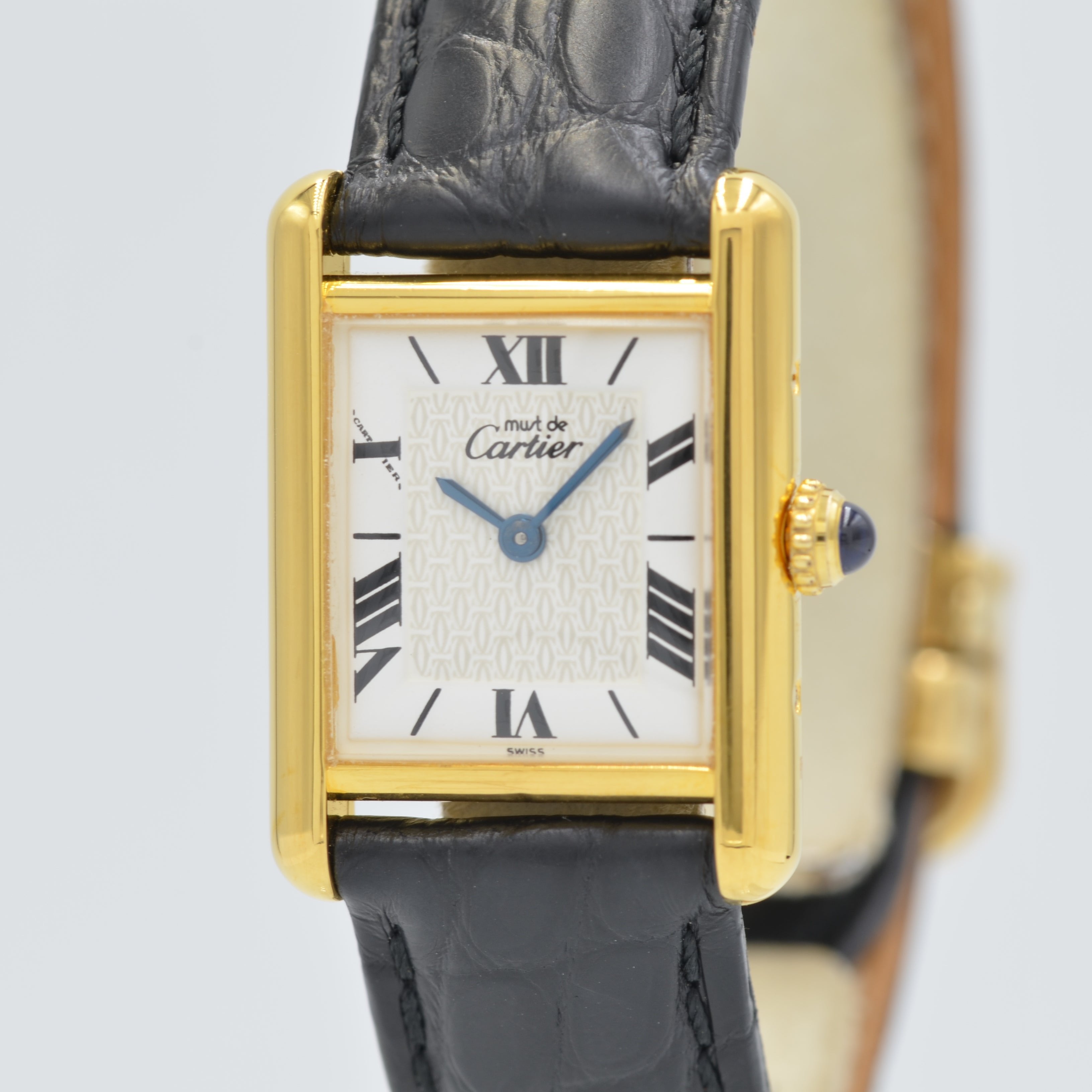 [Cartier] Cartier Must Tank SM Flying Roma with genuine D buckle